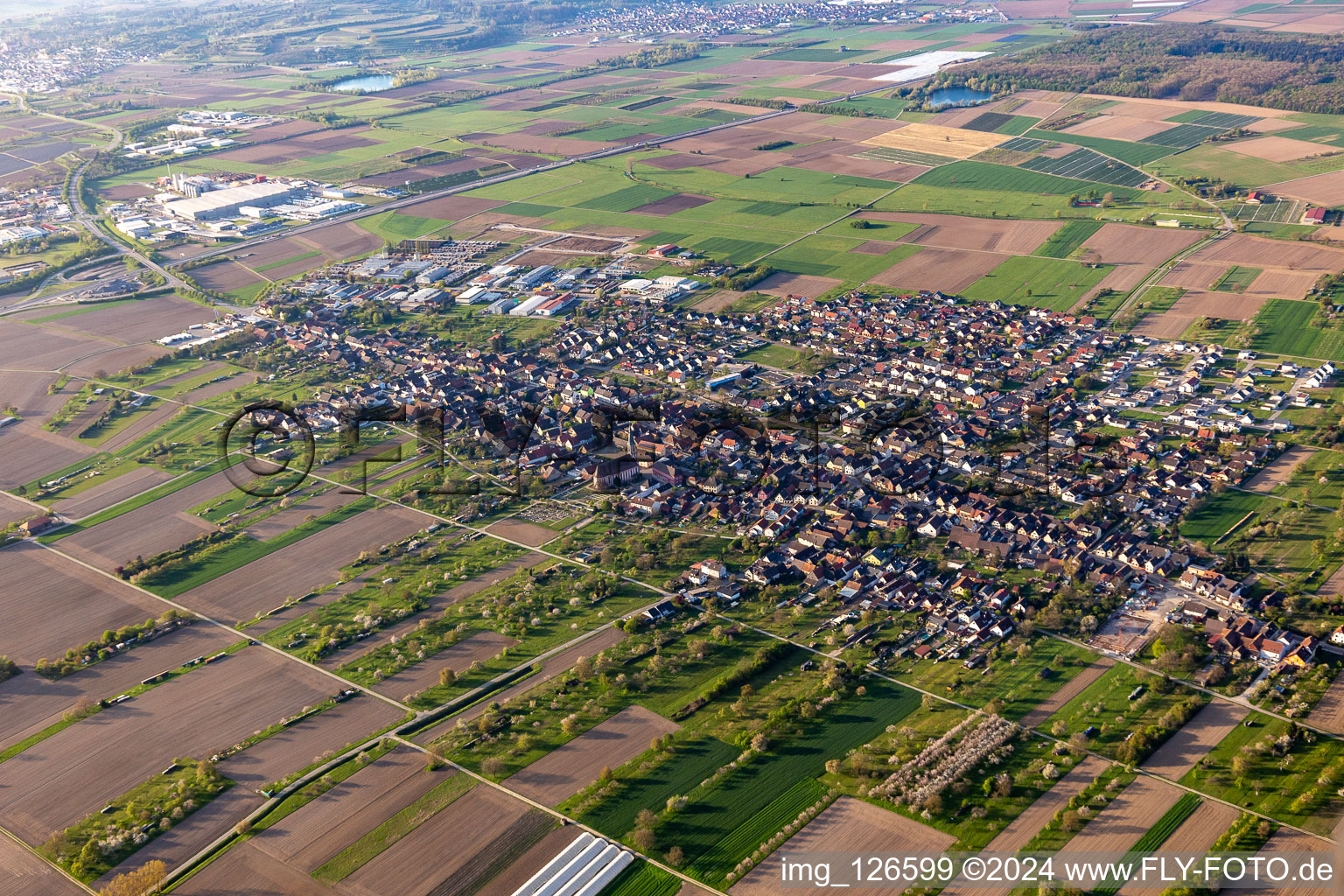 District Grafenhausen in Kappel-Grafenhausen in the state Baden-Wuerttemberg, Germany