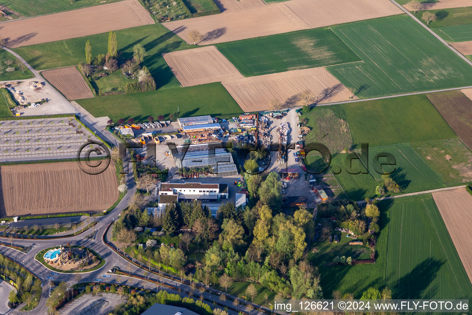 Nursery of the locked down Leisure-Park Europa Park in Rust in the state Baden-Wuerttemberg, Germany