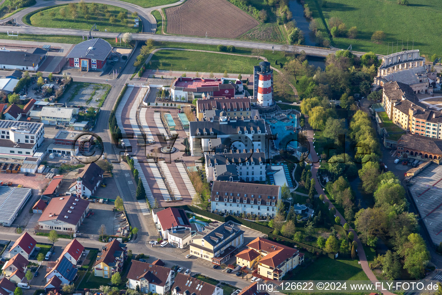 4 Start Adventure hotel "Bell Rock" at the locked down Leisure-Park Europa Park in Rust in the state Baden-Wuerttemberg, Germany