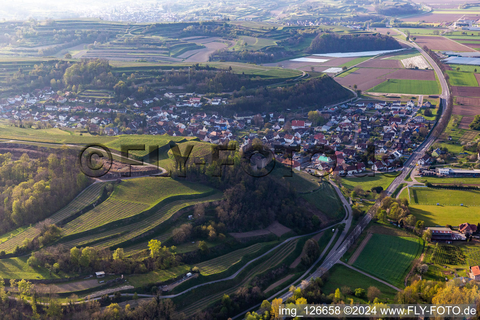 Lichteneck Castle in the district Hecklingen in Kenzingen in the state Baden-Wuerttemberg, Germany