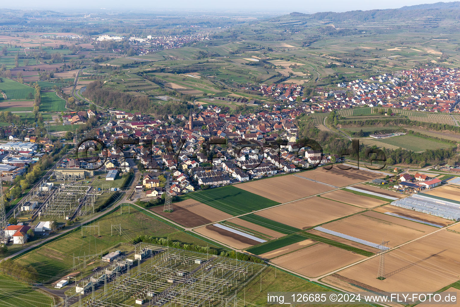 Eichstetten am Kaiserstuhl in the state Baden-Wuerttemberg, Germany