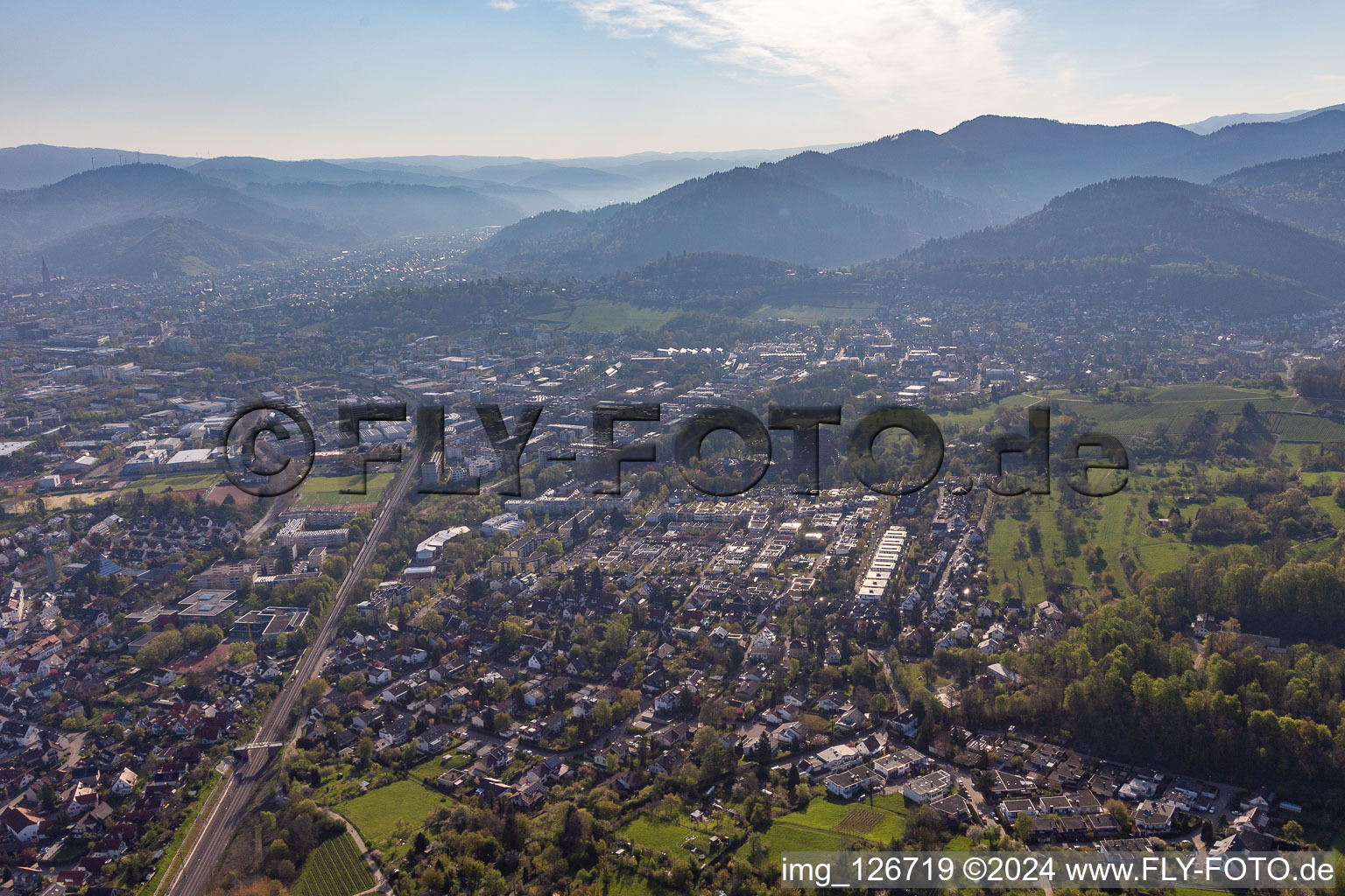 St. Georgen in the district Saint Georgen-Süd in Freiburg im Breisgau in the state Baden-Wuerttemberg, Germany