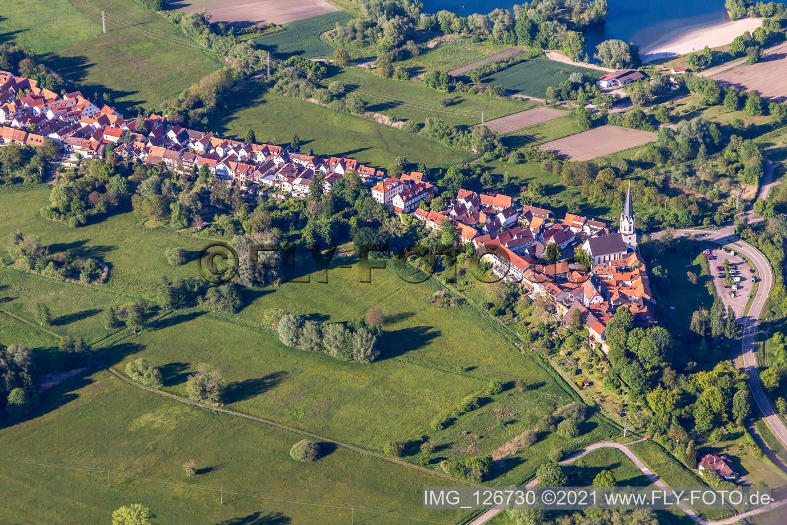 Ludwigstr in Jockgrim in the state Rhineland-Palatinate, Germany