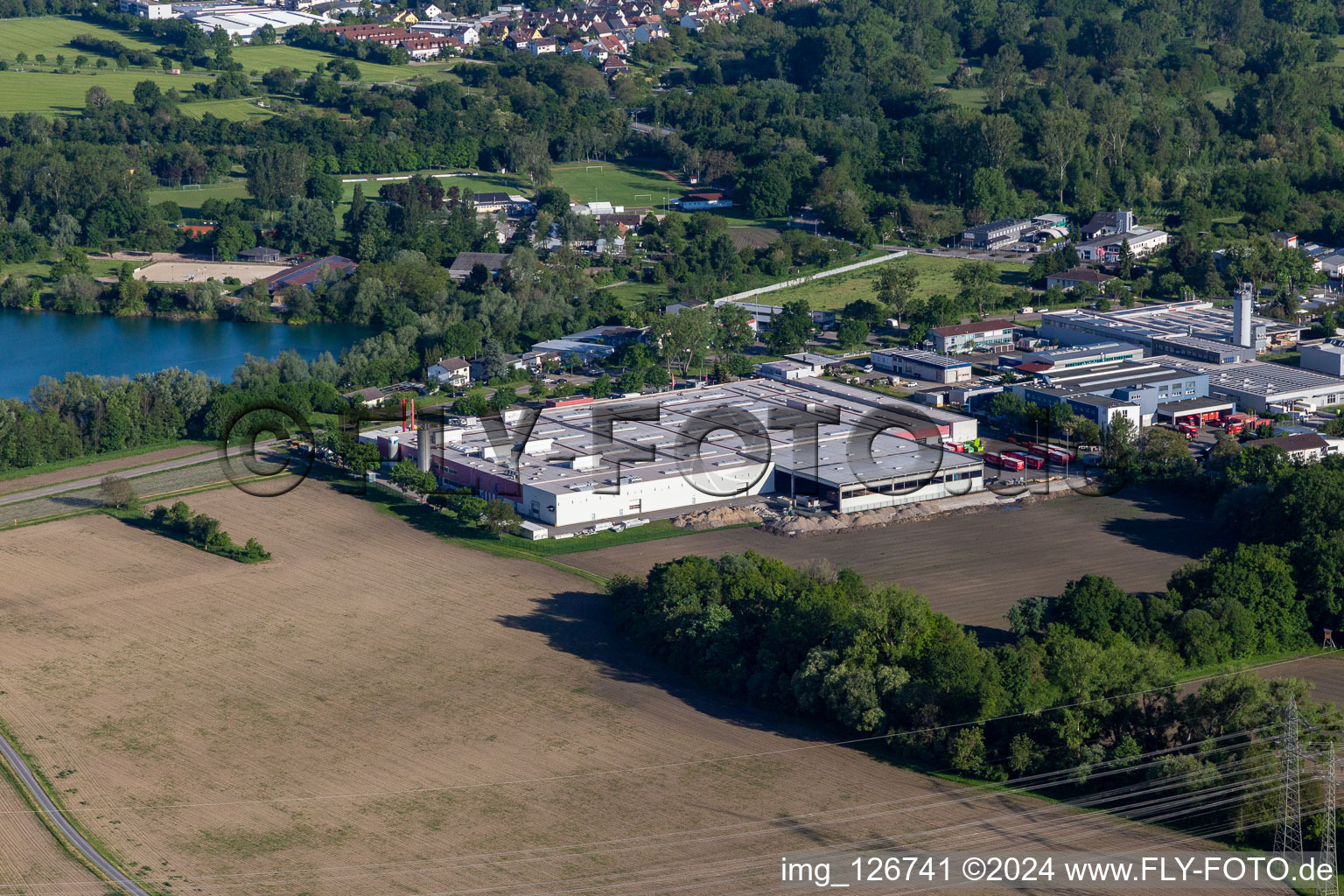 Coca-Cola European Partners Germany in the district Neureut in Karlsruhe in the state Baden-Wuerttemberg, Germany