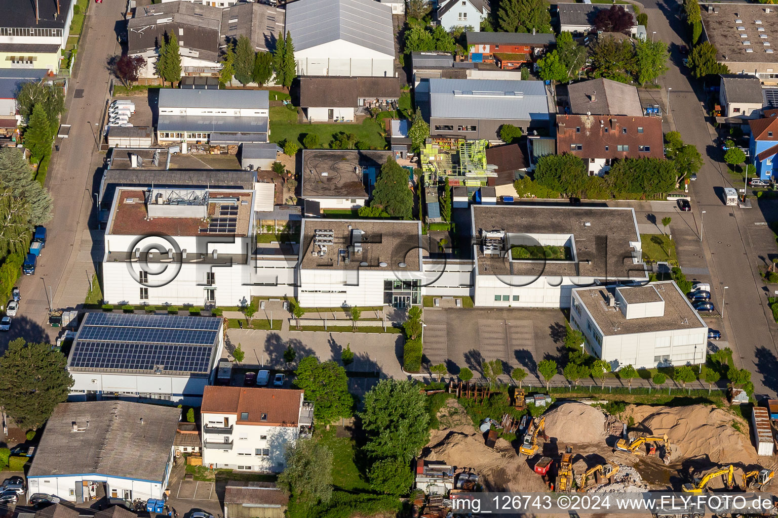 Church Data Center Foundation in the district Eggenstein in Eggenstein-Leopoldshafen in the state Baden-Wuerttemberg, Germany