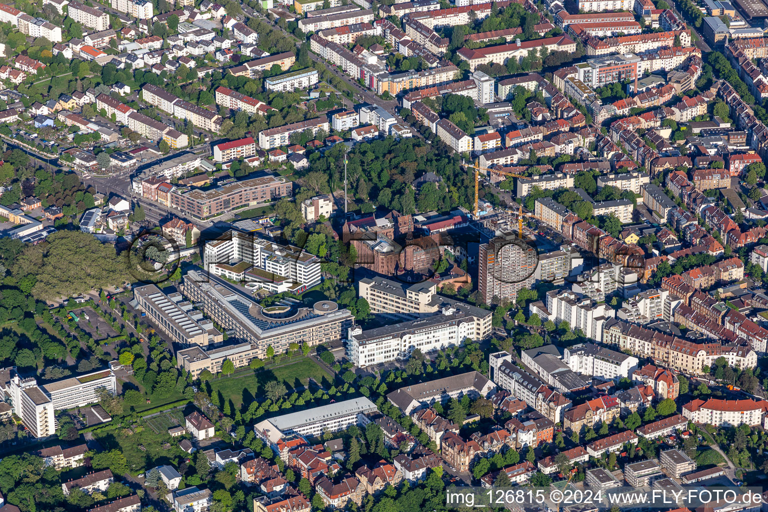 Brewery Höpfner "Schlössel in the district Oststadt in Karlsruhe in the state Baden-Wuerttemberg, Germany