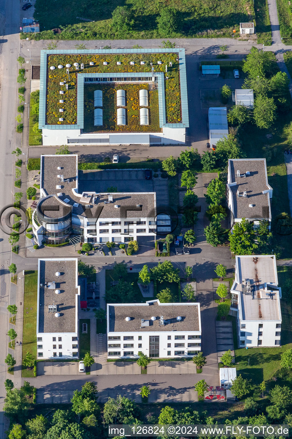 Technology Park CAS Software on CAS Weg in the district Rintheim in Karlsruhe in the state Baden-Wuerttemberg, Germany