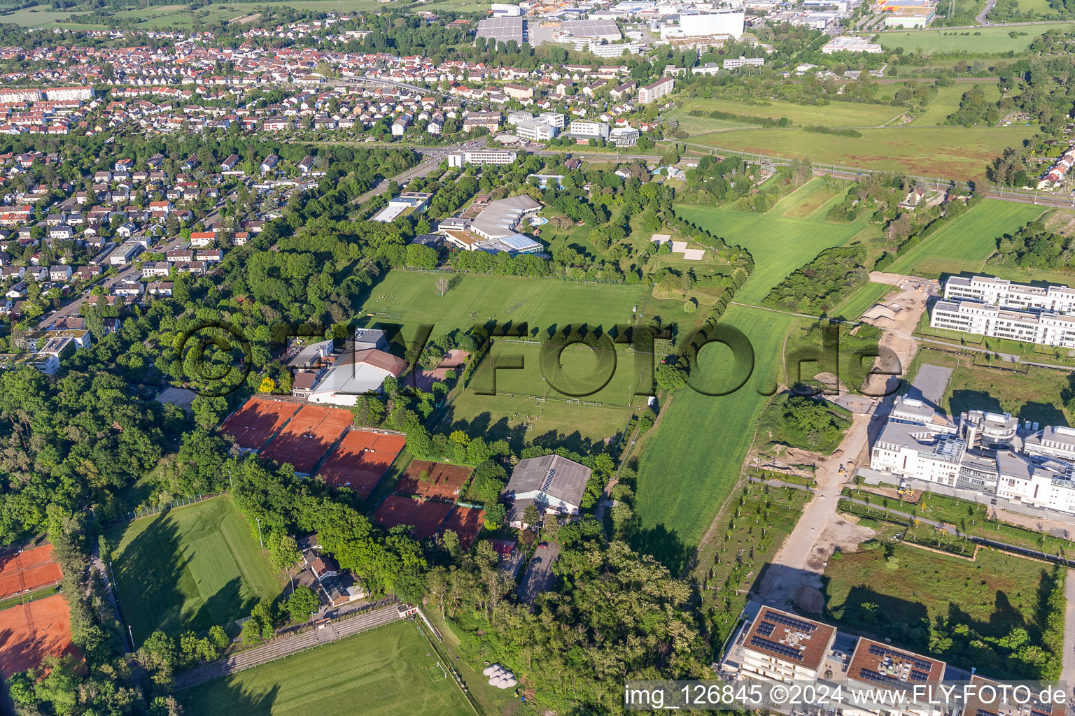 Ski Club SSC KSV Clubhouse in the district Hagsfeld in Karlsruhe in the state Baden-Wuerttemberg, Germany