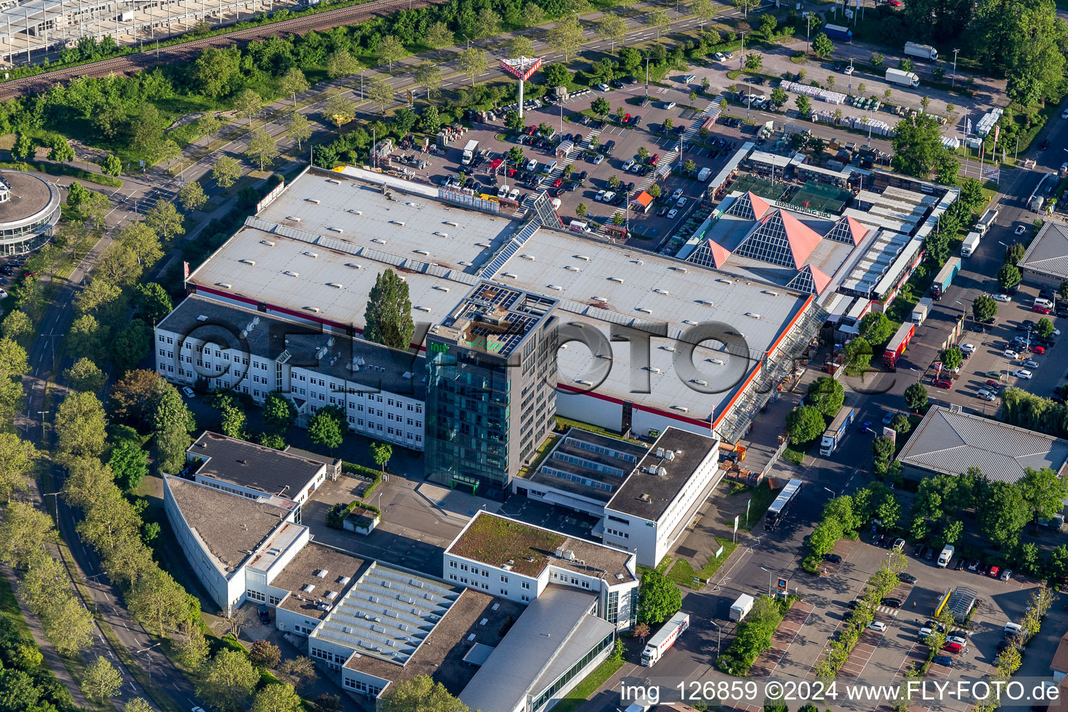 INIT, Bauhaus Oststadt in the district Oststadt in Karlsruhe in the state Baden-Wuerttemberg, Germany