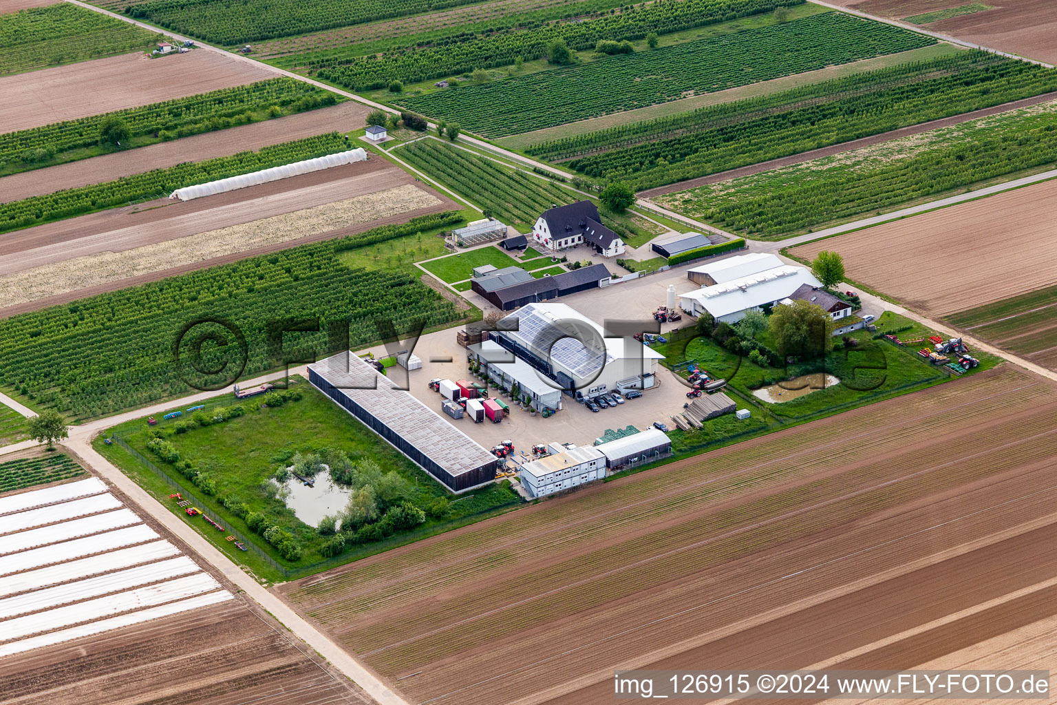 The farmer in Winden in the state Rhineland-Palatinate, Germany