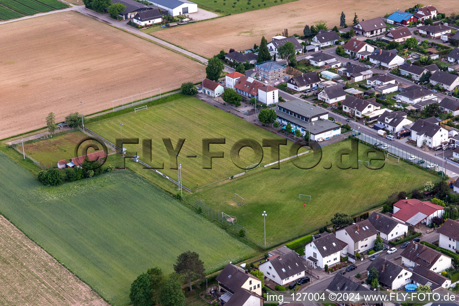 Freisbach in the state Rhineland-Palatinate, Germany from a drone