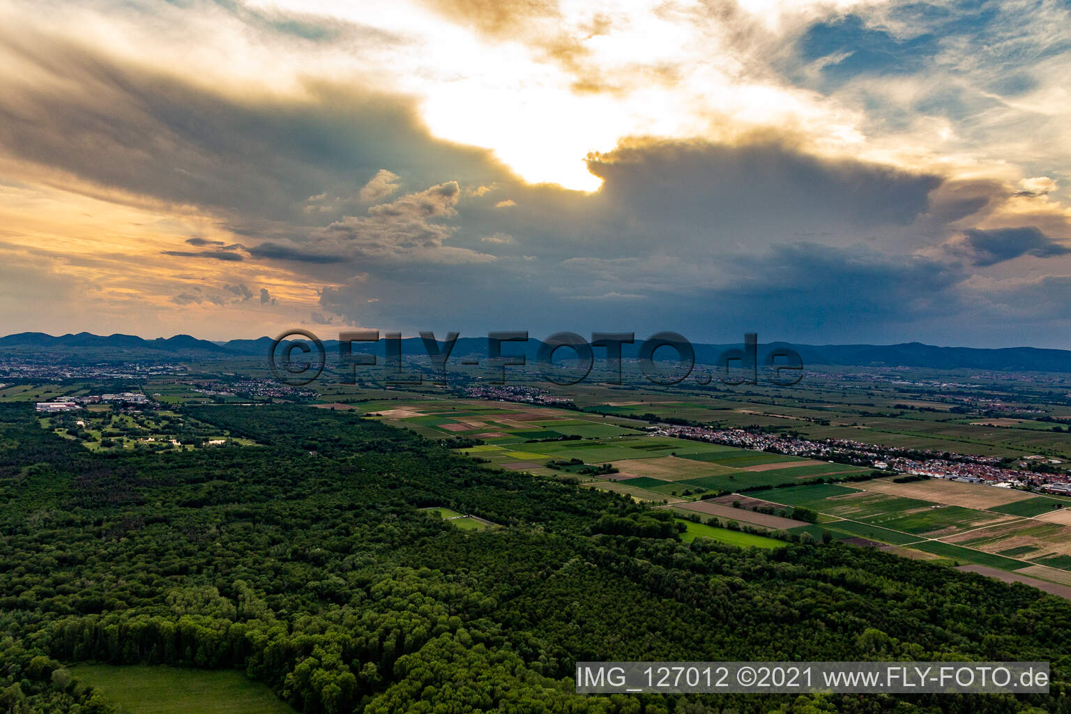 District Dreihof in Essingen in the state Rhineland-Palatinate, Germany