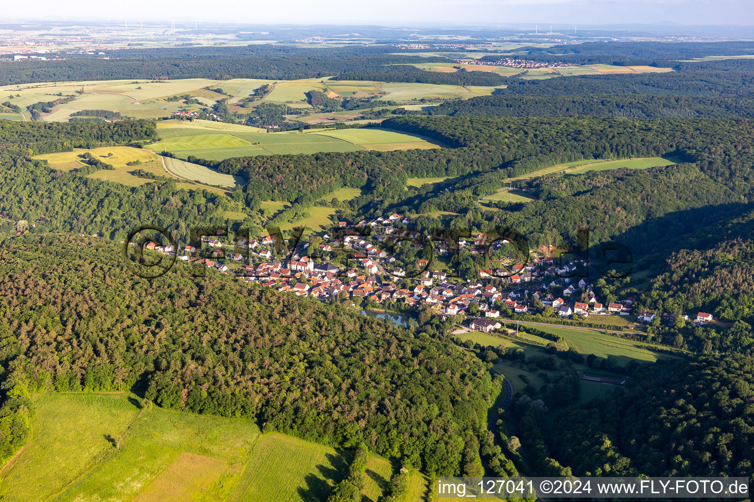 District Marktsteinach in Schonungen in the state Bavaria, Germany