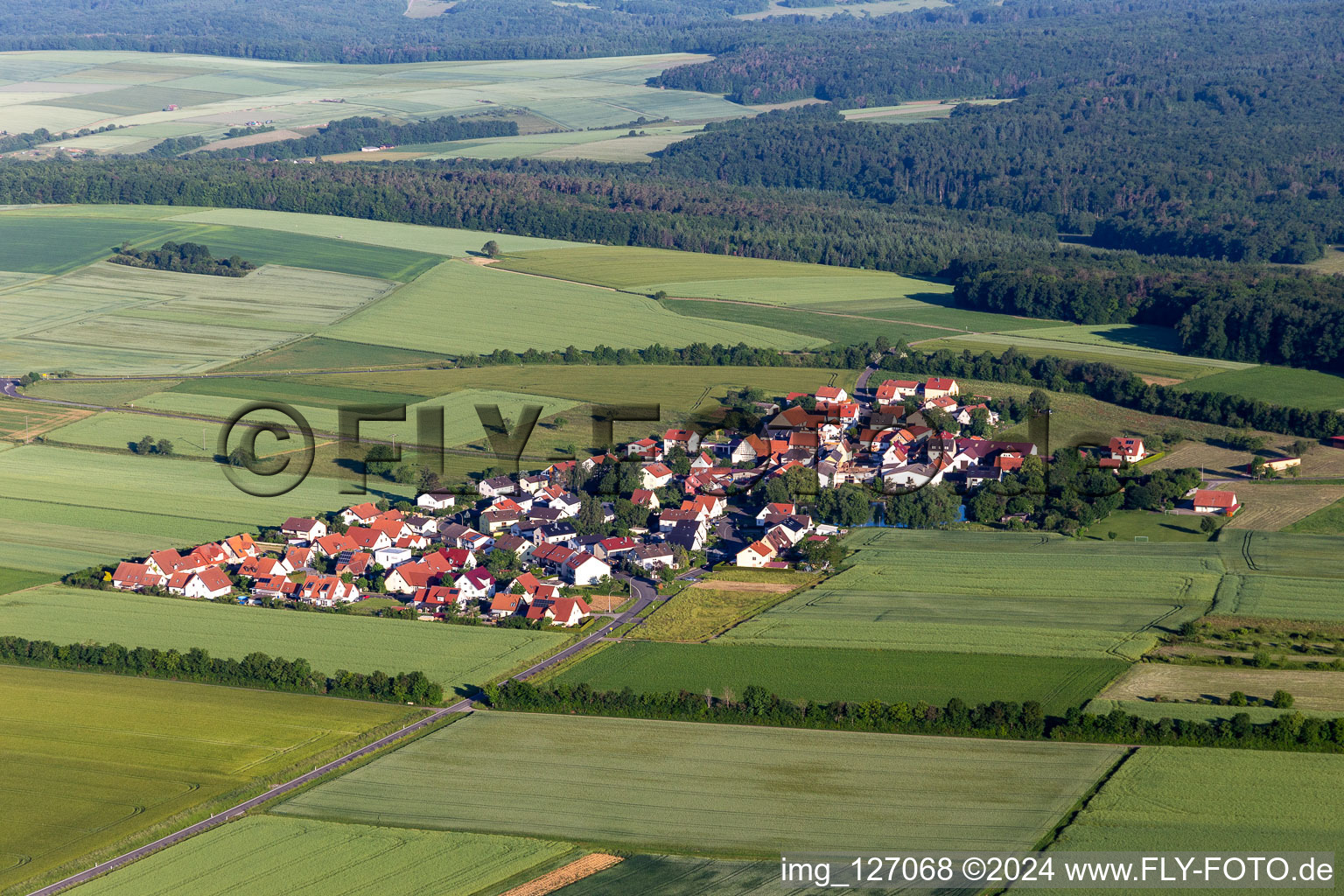 District Hoppachshof in Üchtelhausen in the state Bavaria, Germany