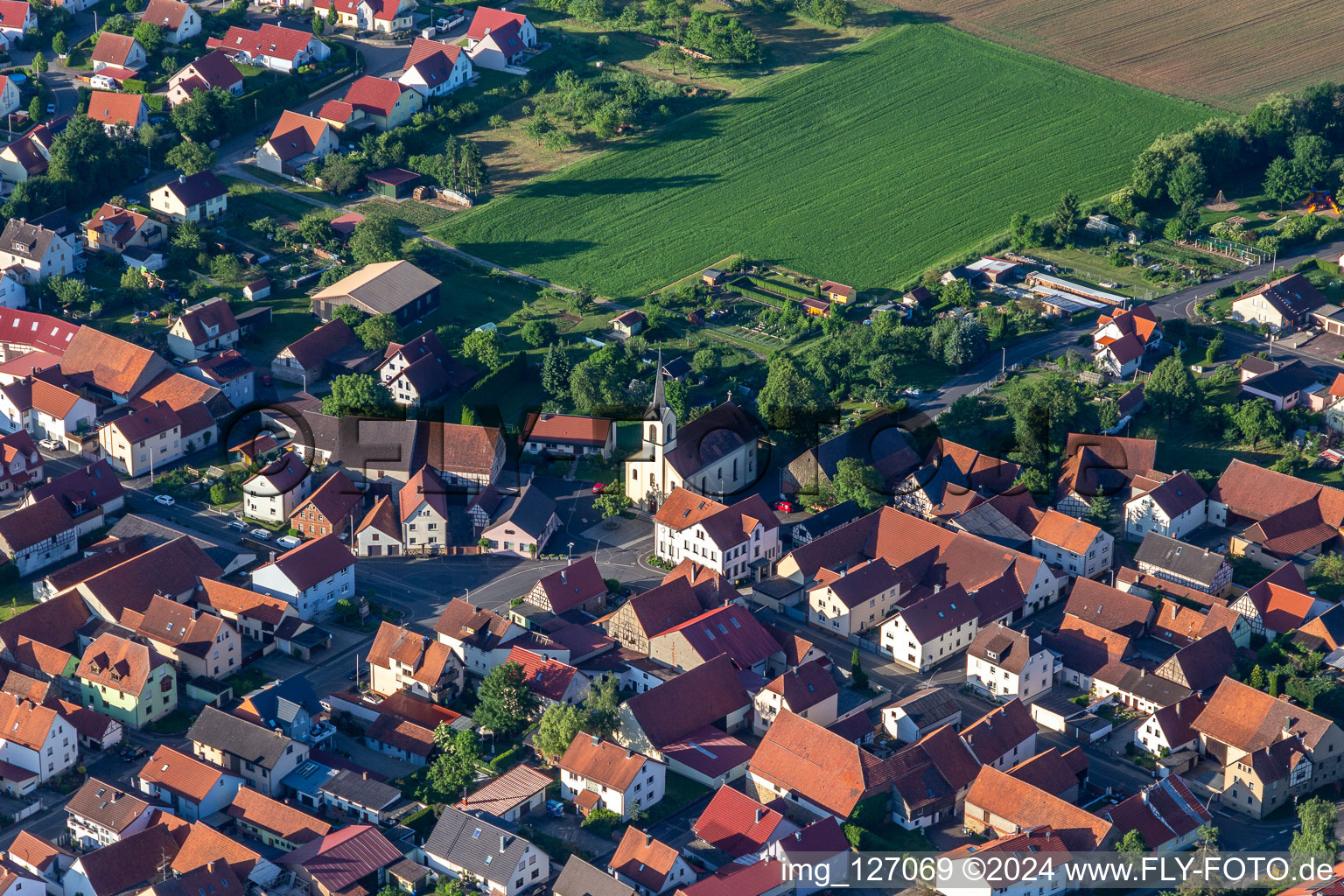 St. Philip and St. James in the district Hesselbach in Üchtelhausen in the state Bavaria, Germany