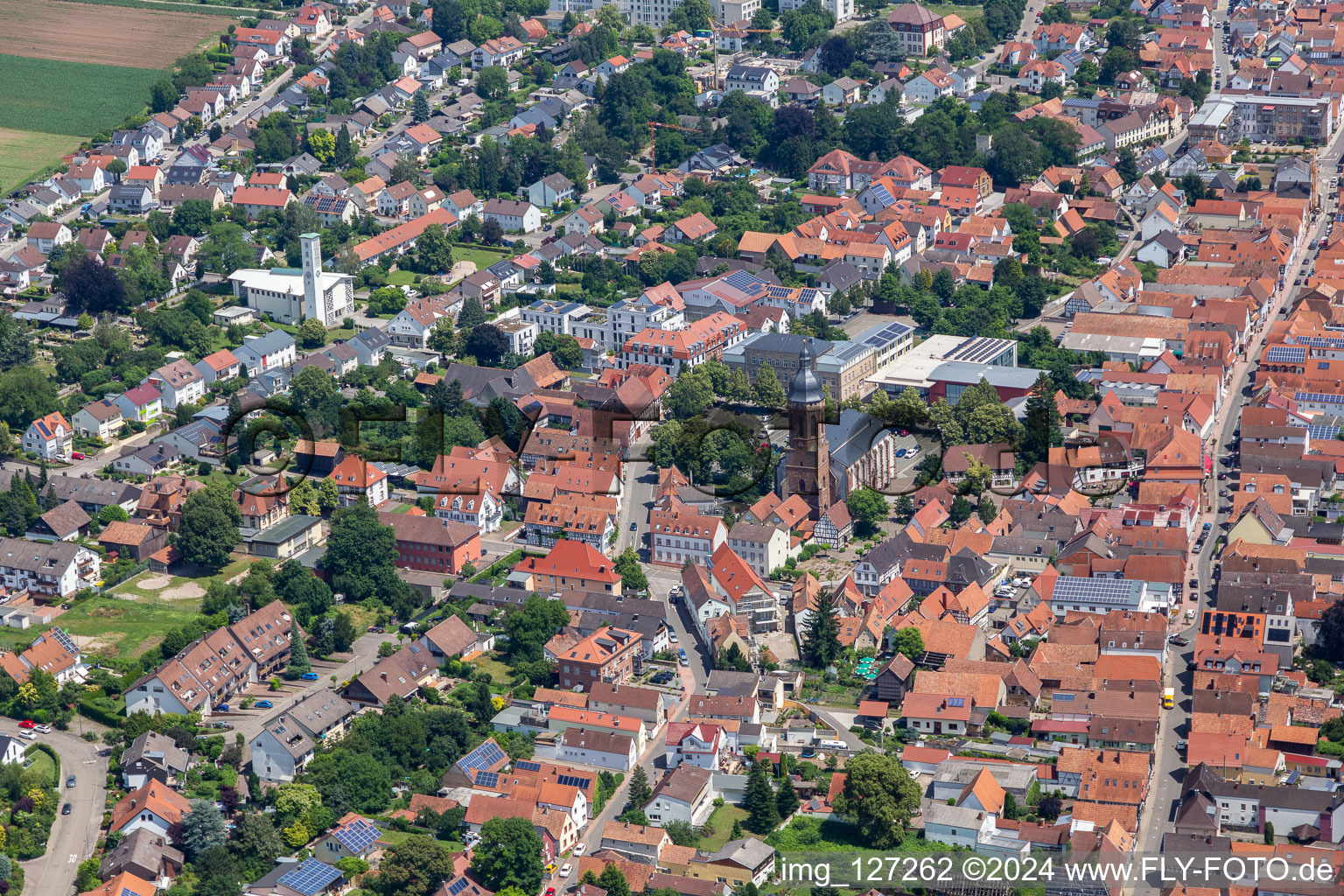 St. George's Church - Prot. Parish Kandel in Kandel in the state Rhineland-Palatinate, Germany