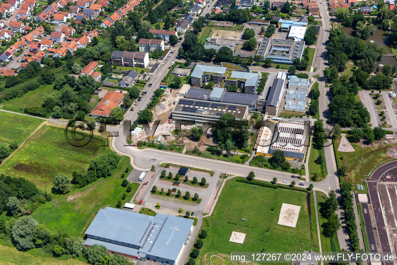 Bienwaldhalle, integrated comprehensive school secondary school plus Kandel in Kandel in the state Rhineland-Palatinate, Germany