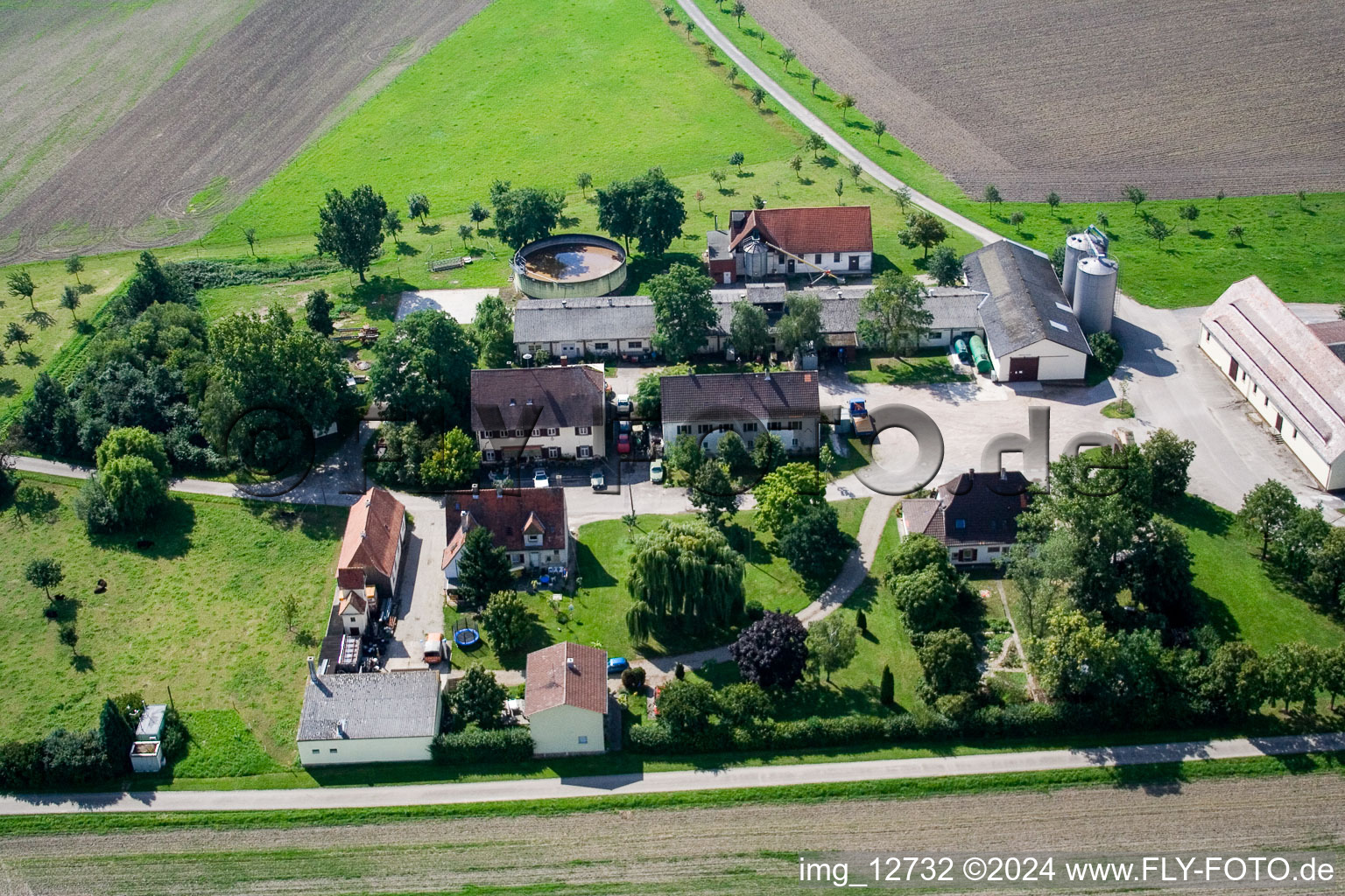 Insultheimerhof in Altlußheim in the state Baden-Wuerttemberg, Germany