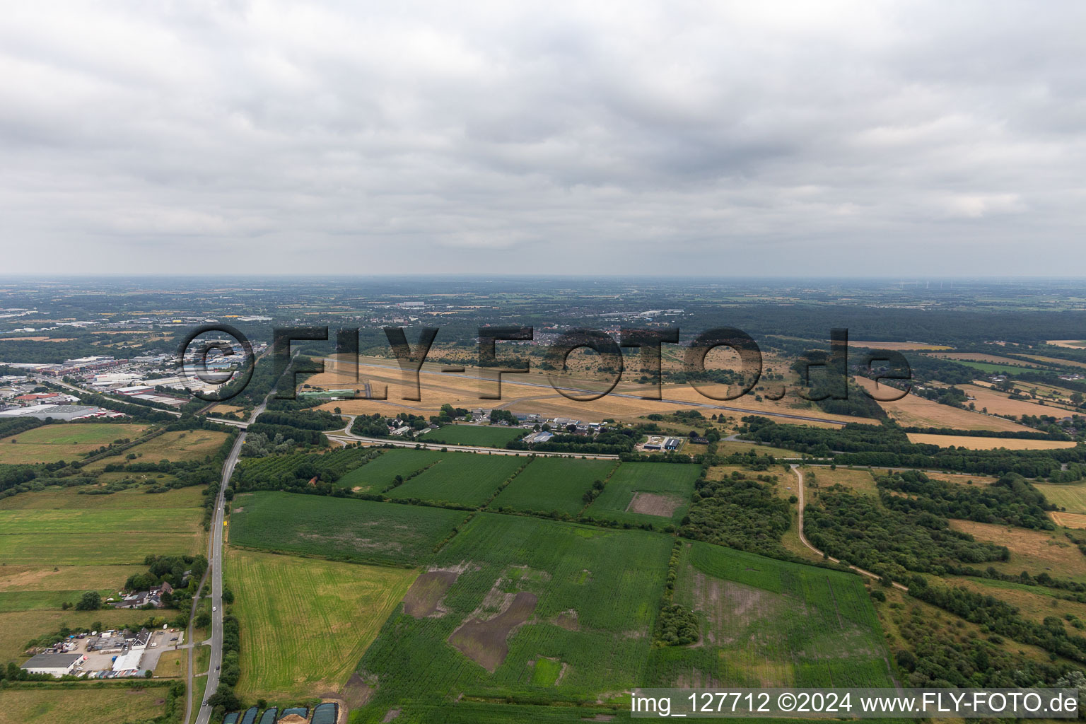 Flensburg airfield in Flensburg in the state Schleswig Holstein, Germany