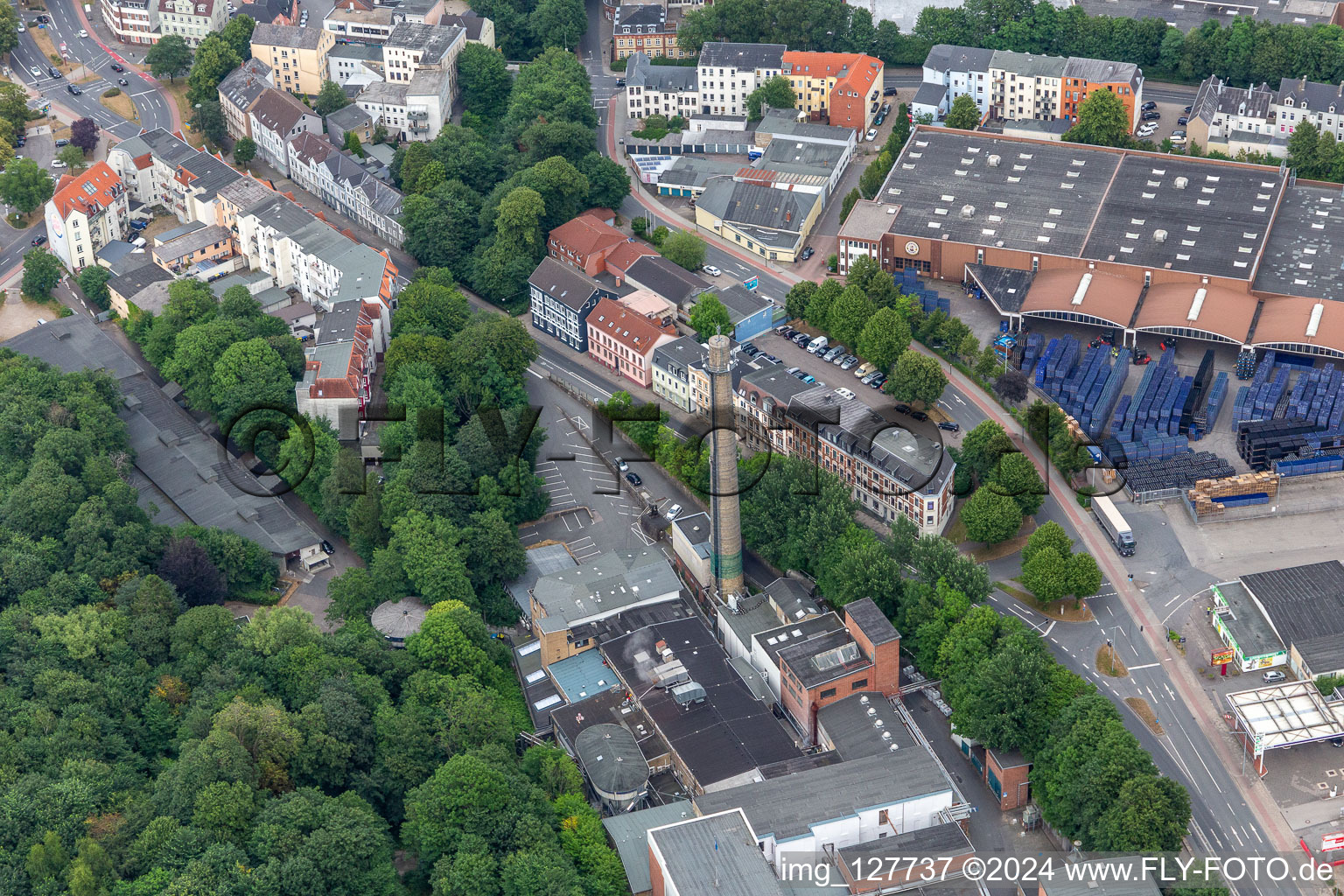 Flensburg brewery Emil Petersen GmbH & Co. KG in Flensburg in the state Schleswig Holstein, Germany