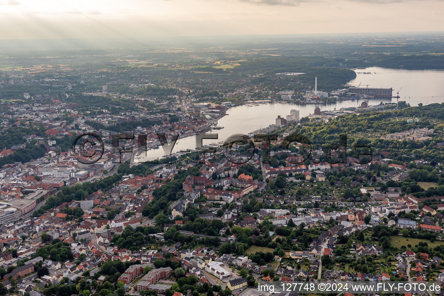 Flensburg in the state Schleswig Holstein, Germany