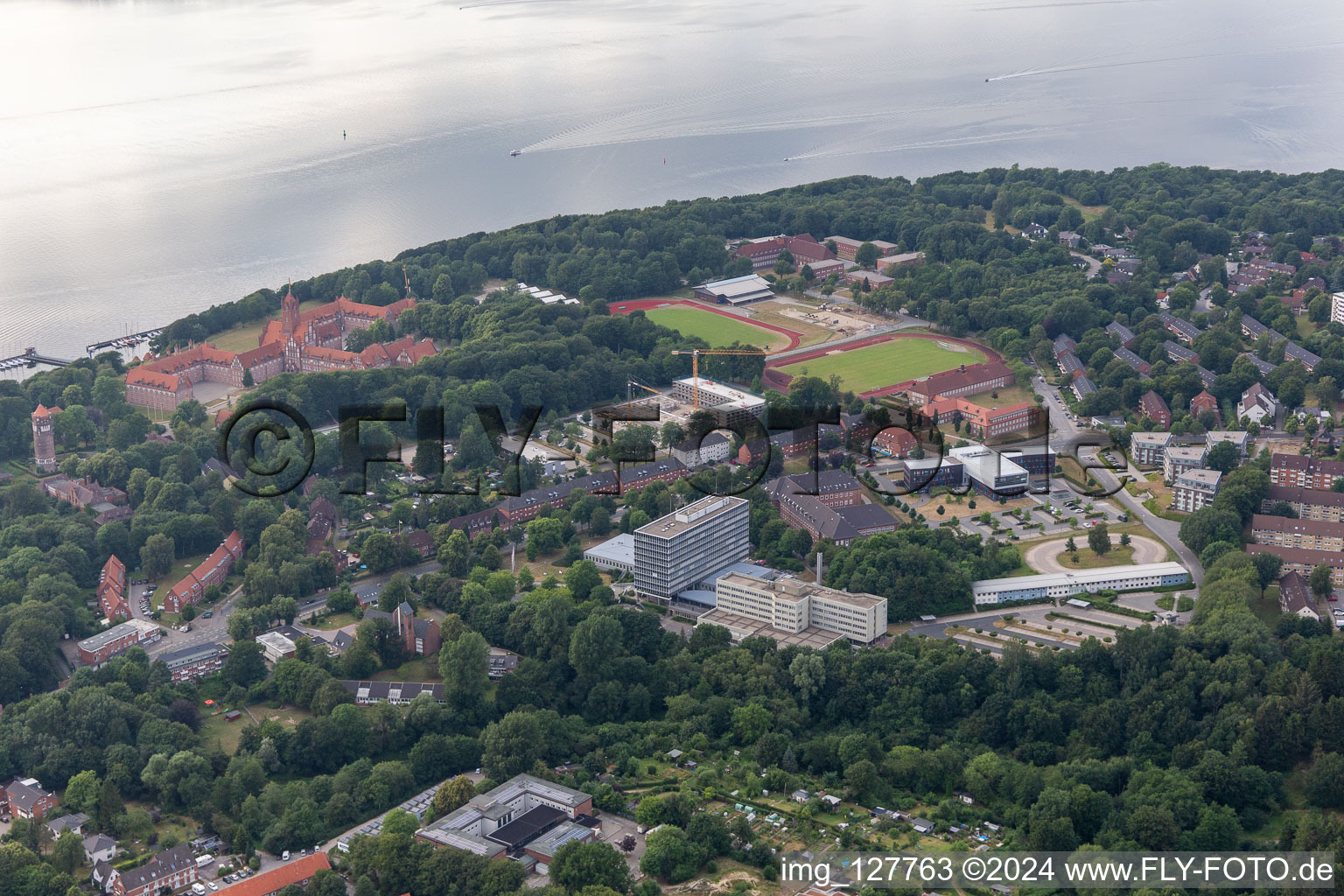 Naval Academy Mürwik in the district Mürwik in Flensburg in the state Schleswig Holstein, Germany