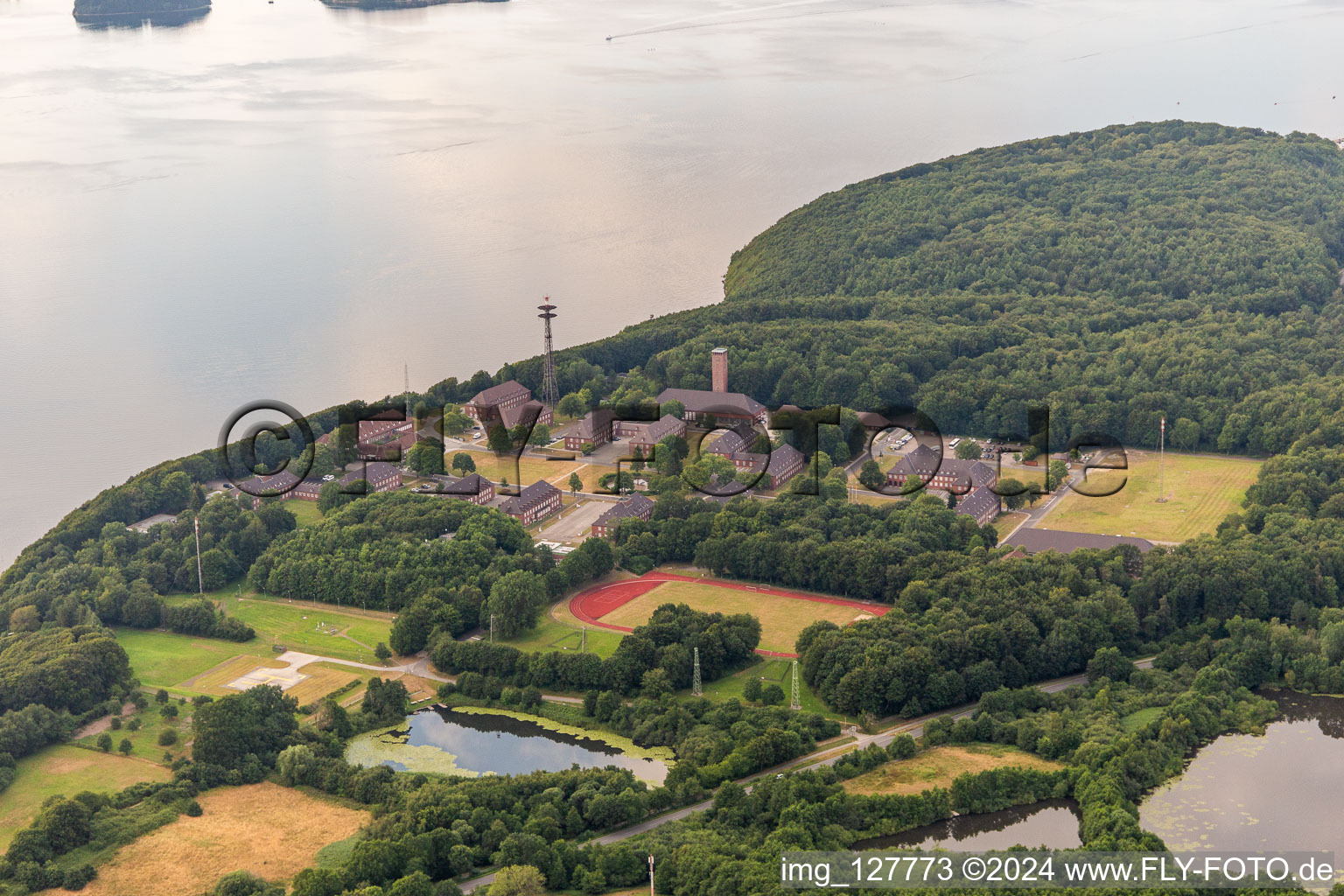 Meierwik Barracks (Naval Base) in the district Ulstrupfeld in Glücksburg in the state Schleswig Holstein, Germany