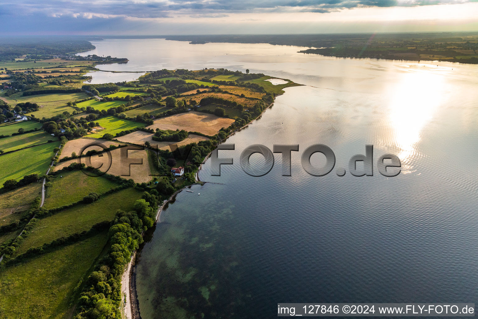 Holnis peak in Gluecksburg (Ostsee) in the state of Schleswig-Holstein