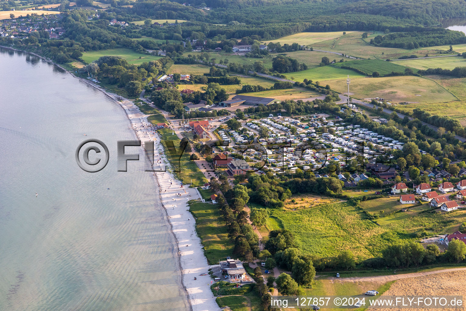 Camping HOLNIS, Baltic Sea Camp Glücksburg - Holnis in the district Bockholm in Glücksburg in the state Schleswig Holstein, Germany