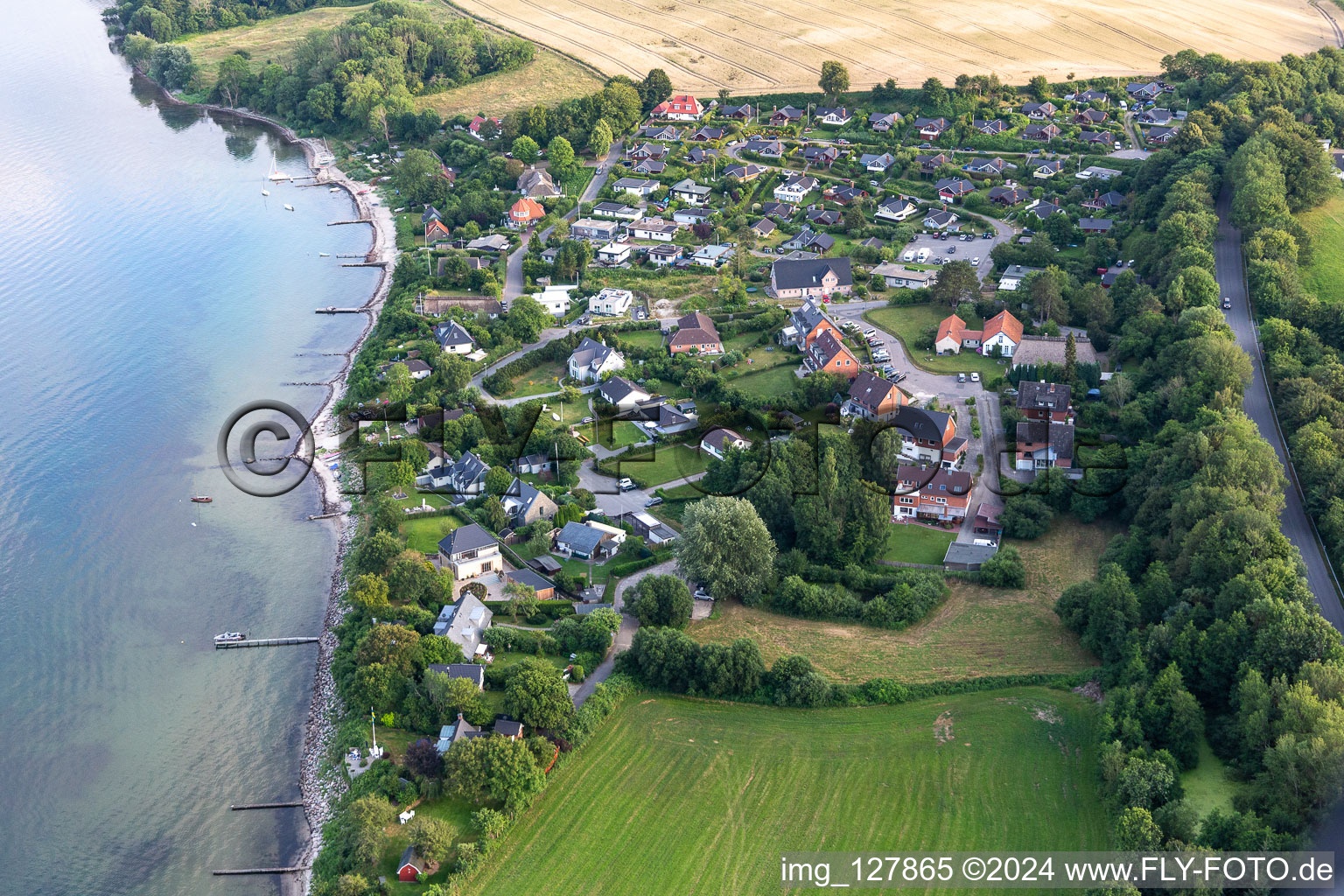 District Bockholm in Glücksburg in the state Schleswig Holstein, Germany