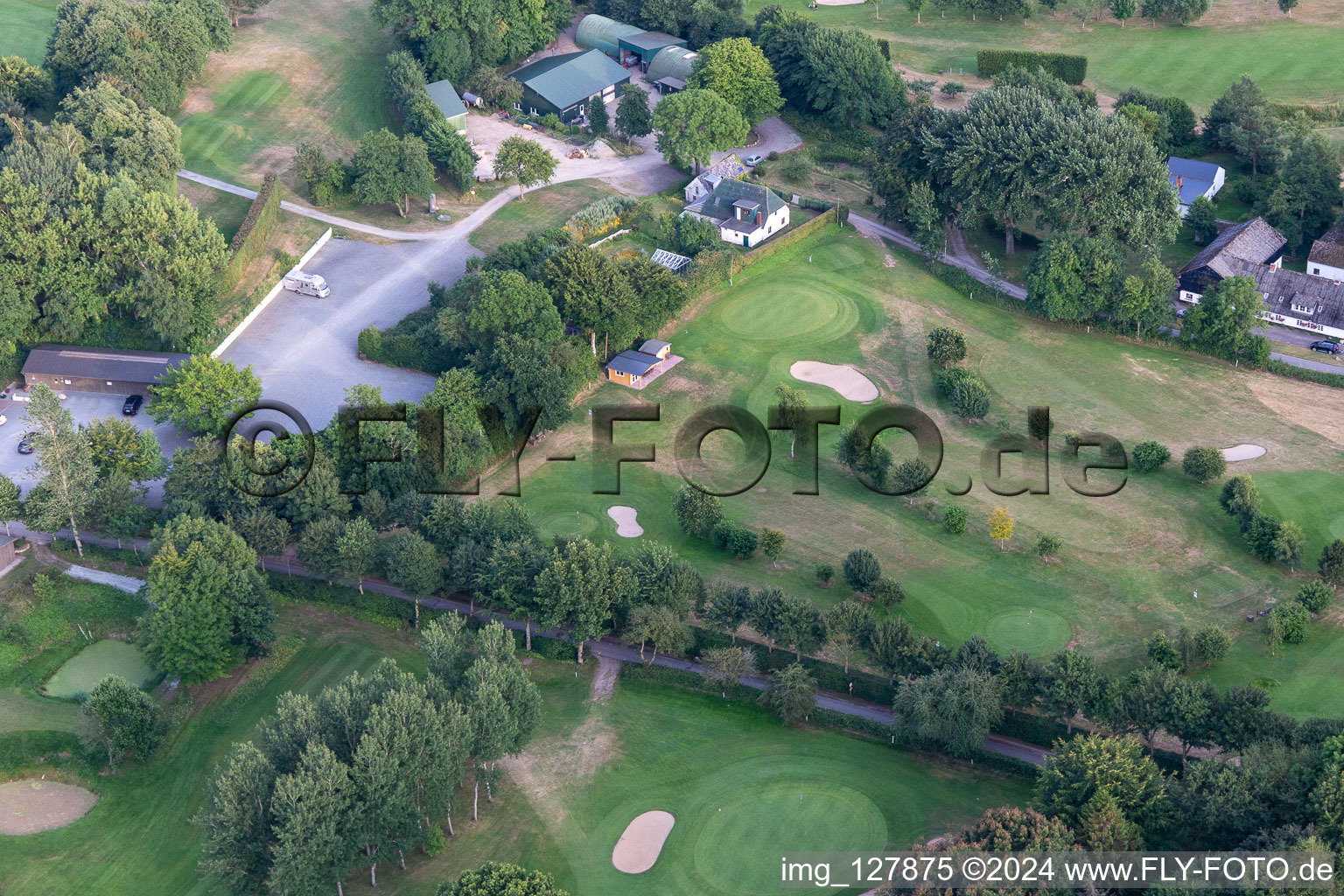 Förde Golf Club eV Glücksburg in the district Bockholm in Glücksburg in the state Schleswig Holstein, Germany out of the air