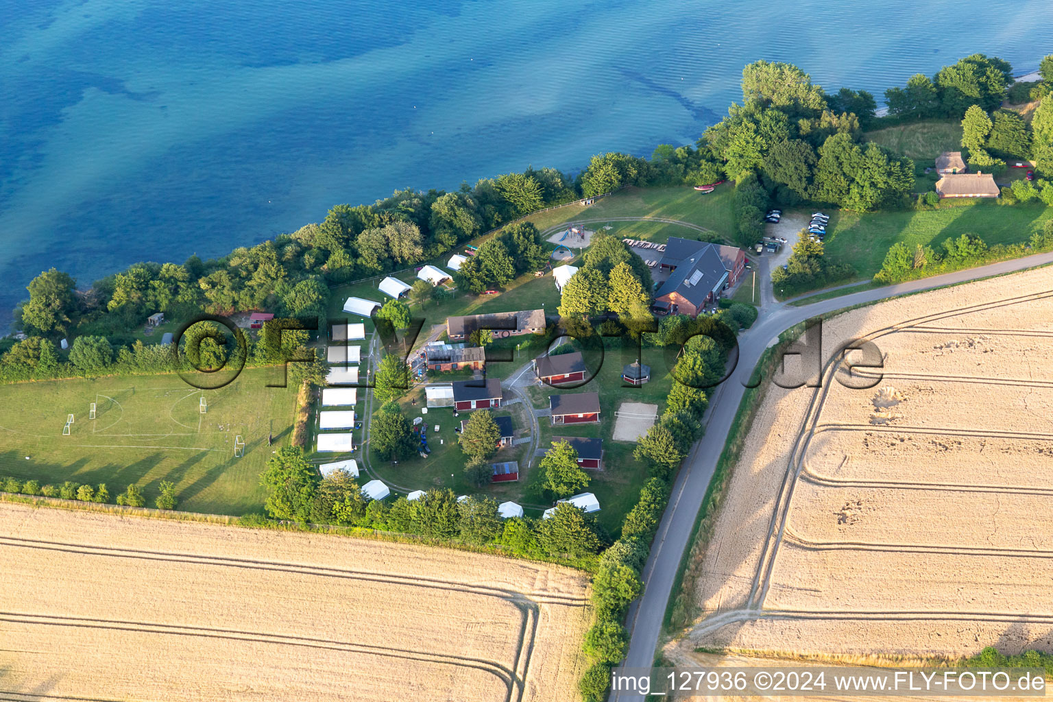 Youth recreation center in the district Nieby in Steinbergkirche in the state Schleswig Holstein, Germany