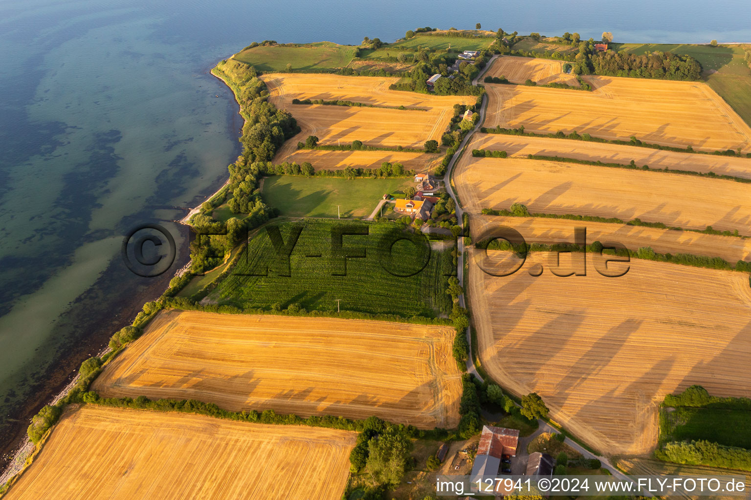 Tip of Geltinger Bay in the district Habernis in Steinberg in the state Schleswig Holstein, Germany