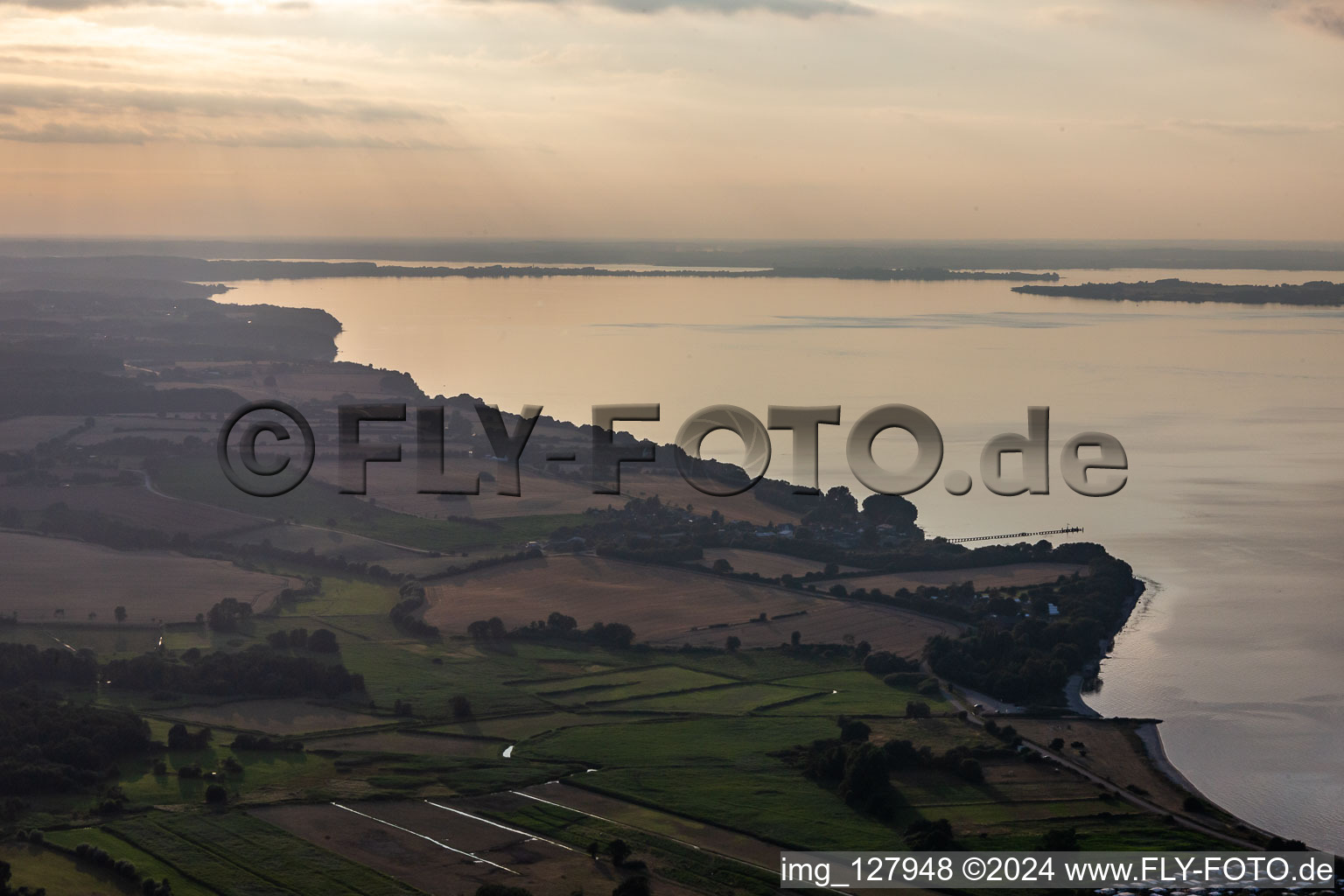 Flensburg Outer Fjord in the district Nieby in Steinbergkirche in the state Schleswig Holstein, Germany