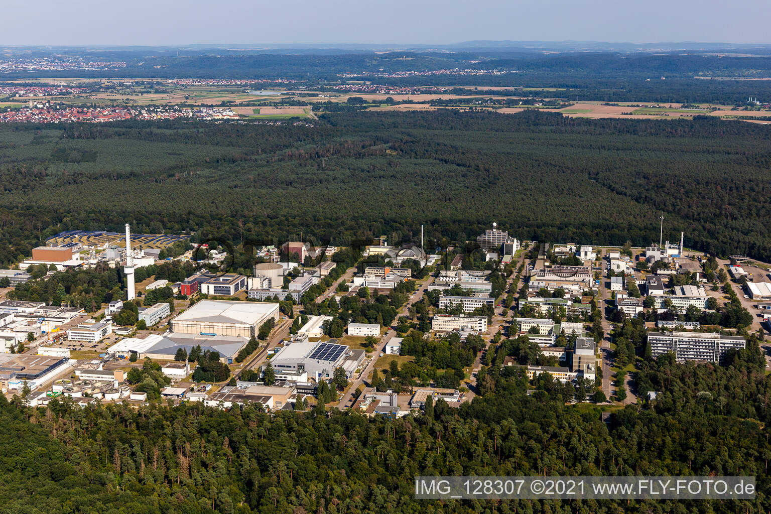 KIT Campus North in the district Leopoldshafen in Eggenstein-Leopoldshafen in the state Baden-Wuerttemberg, Germany