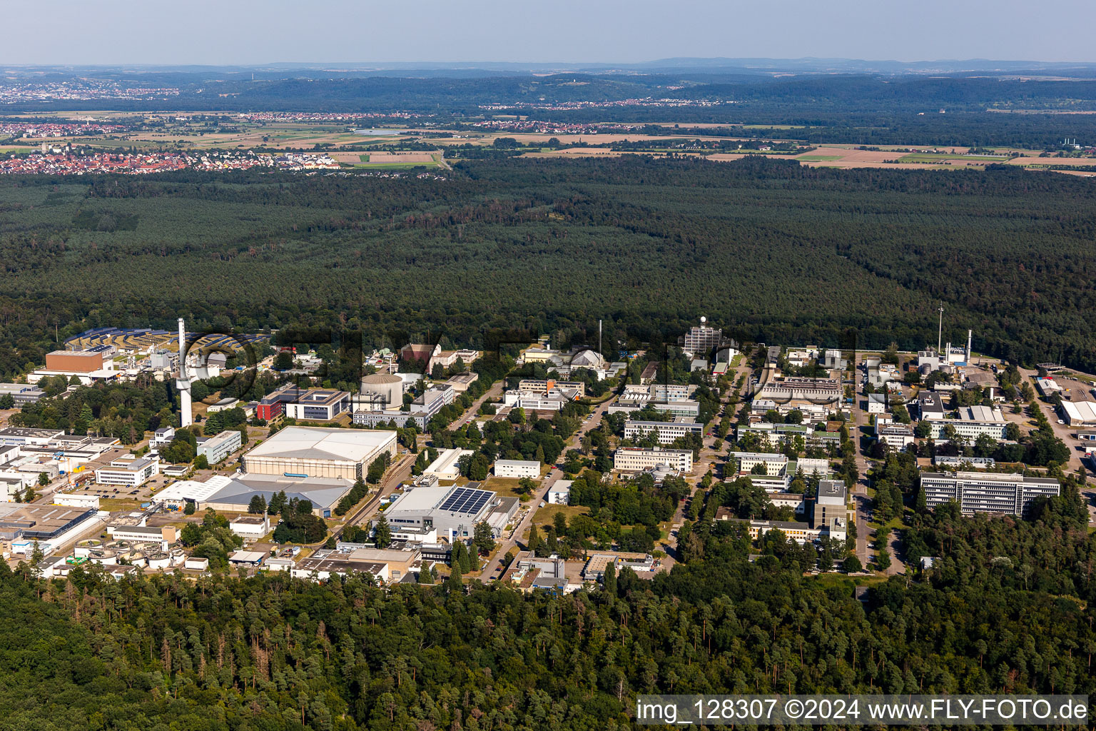 KIT Campus North in the district Leopoldshafen in Eggenstein-Leopoldshafen in the state Baden-Wuerttemberg, Germany