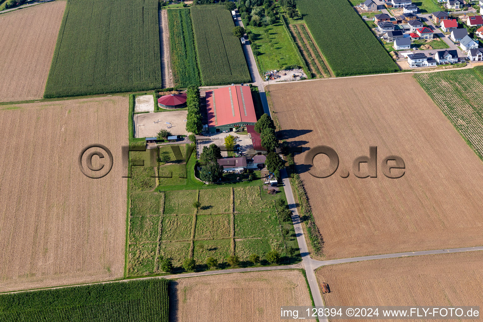 Fohlenhof equestrian center in Steinweiler in the state Rhineland-Palatinate, Germany