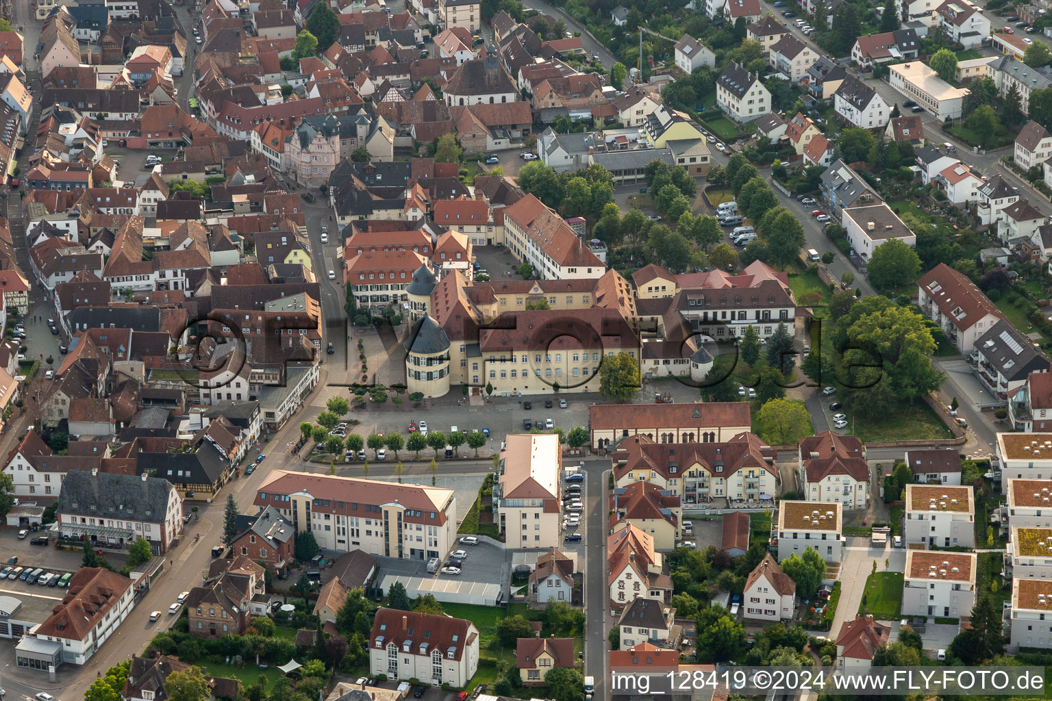 Castle Bad Bergzabern in Bad Bergzabern in the state Rhineland-Palatinate, Germany