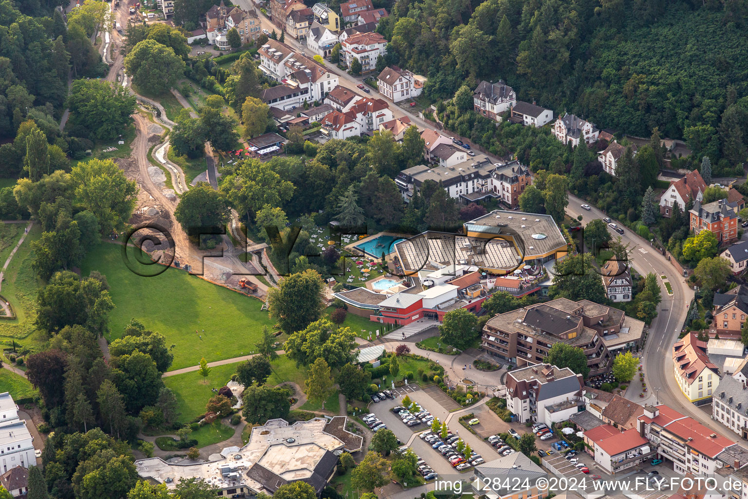 Südpfalz Therme in Bad Bergzabern in the state Rhineland-Palatinate, Germany