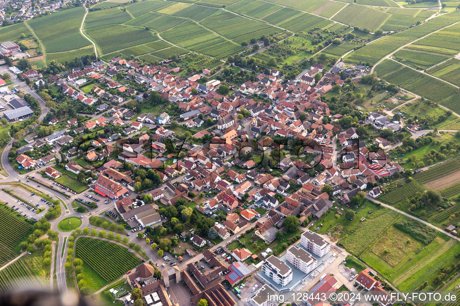 District Schweigen in Schweigen-Rechtenbach in the state Rhineland-Palatinate, Germany