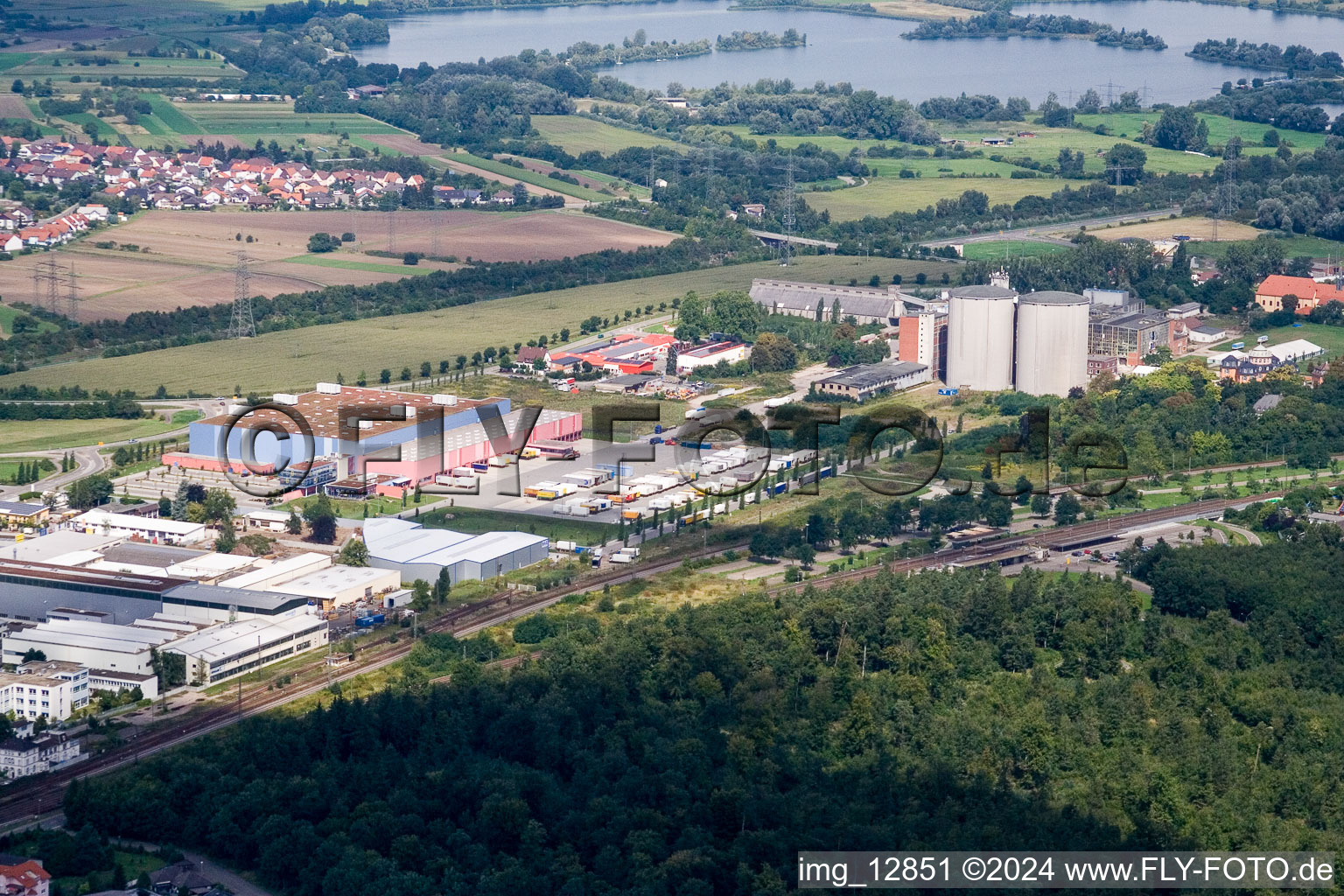 Dm-Drogeriemarkt GmbH in the district Oberhausen in Oberhausen-Rheinhausen in the state Baden-Wuerttemberg, Germany