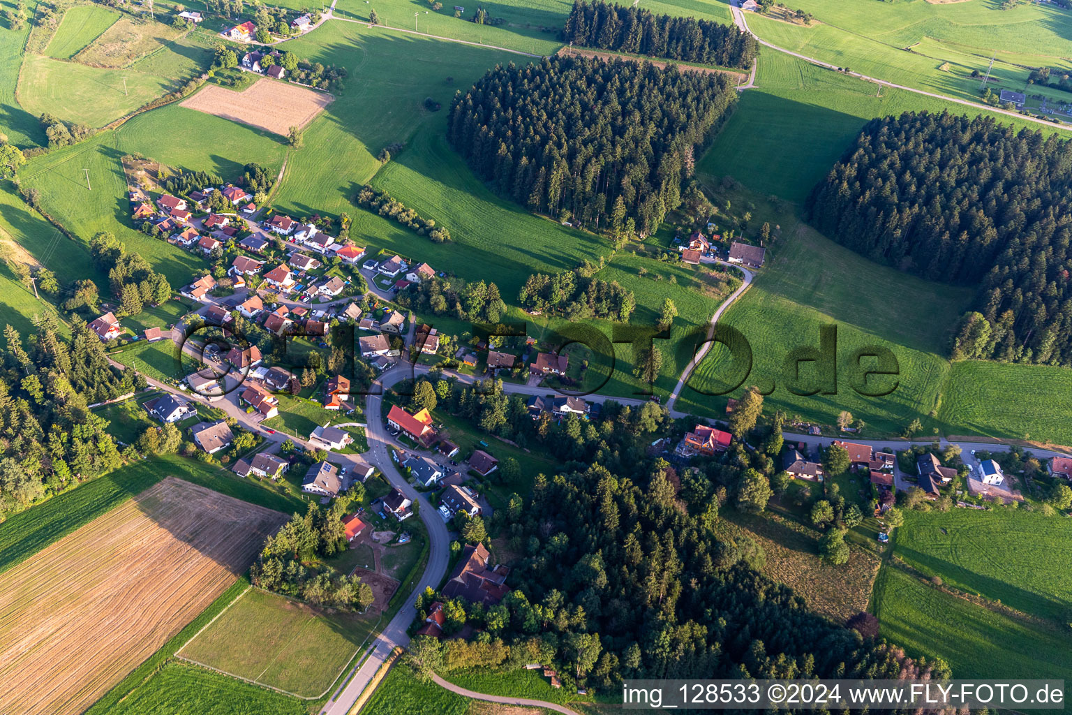 District Gräben in the district Peterzell in Alpirsbach in the state Baden-Wuerttemberg, Germany