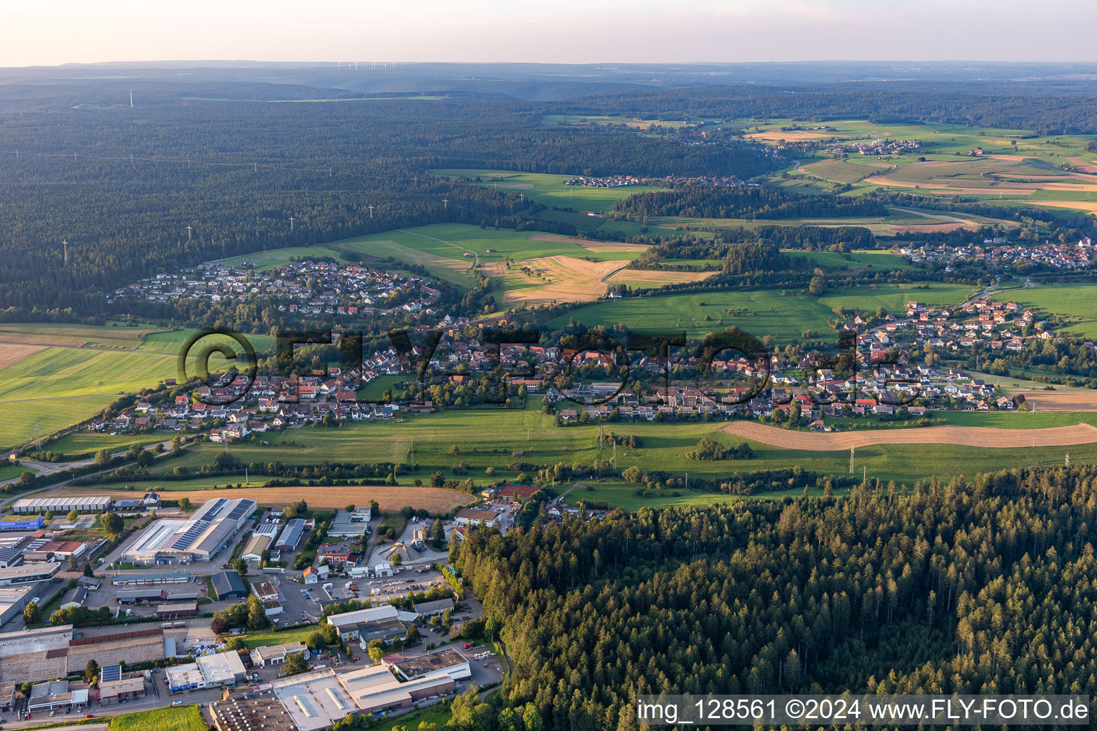 District Wittlensweiler in Freudenstadt in the state Baden-Wuerttemberg, Germany