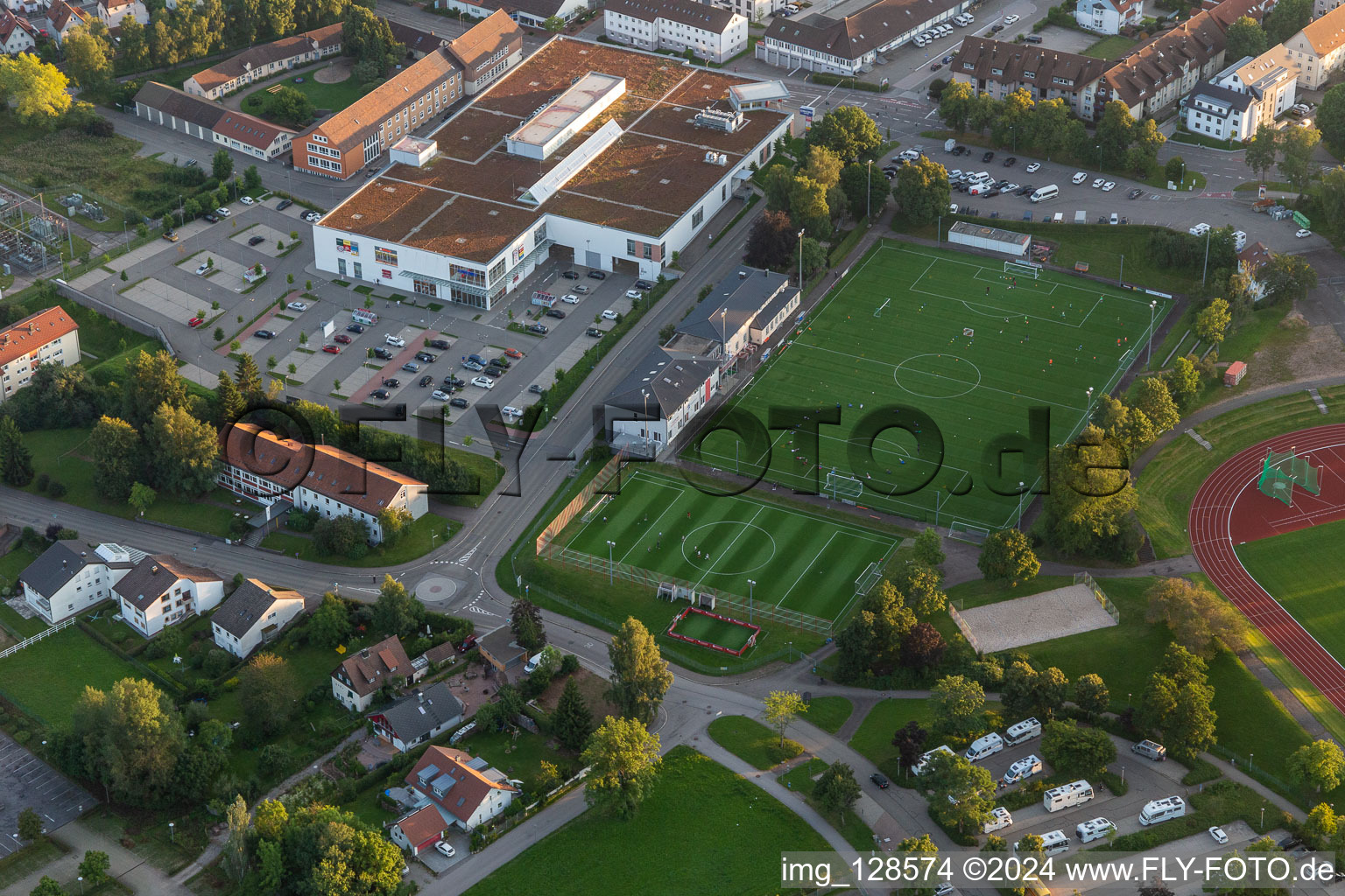 Ensemble of sports grounds Hermann-Saam-Stadium in Freudenstadt in the state Baden-Wuerttemberg