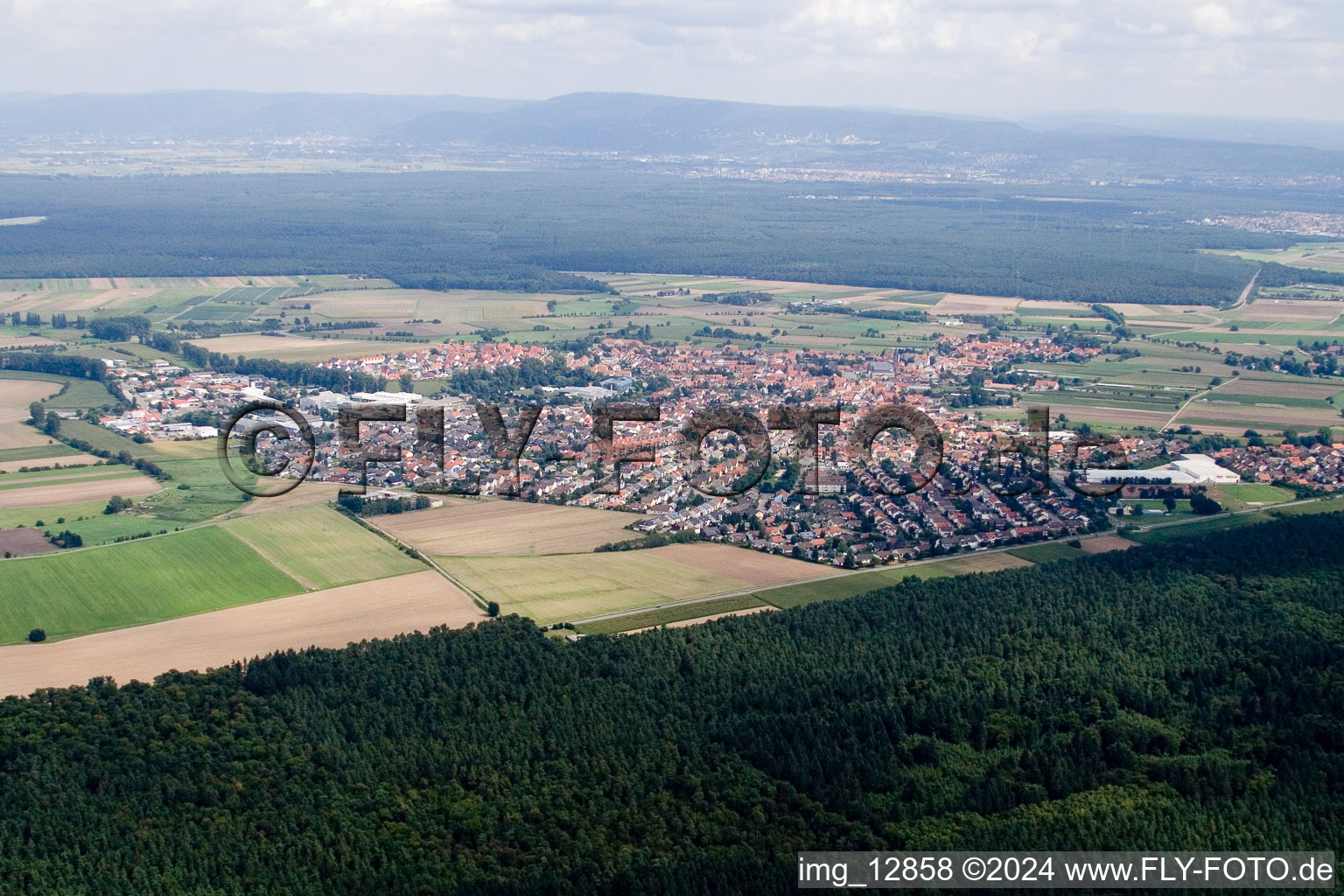 Reilingen in the state Baden-Wuerttemberg, Germany