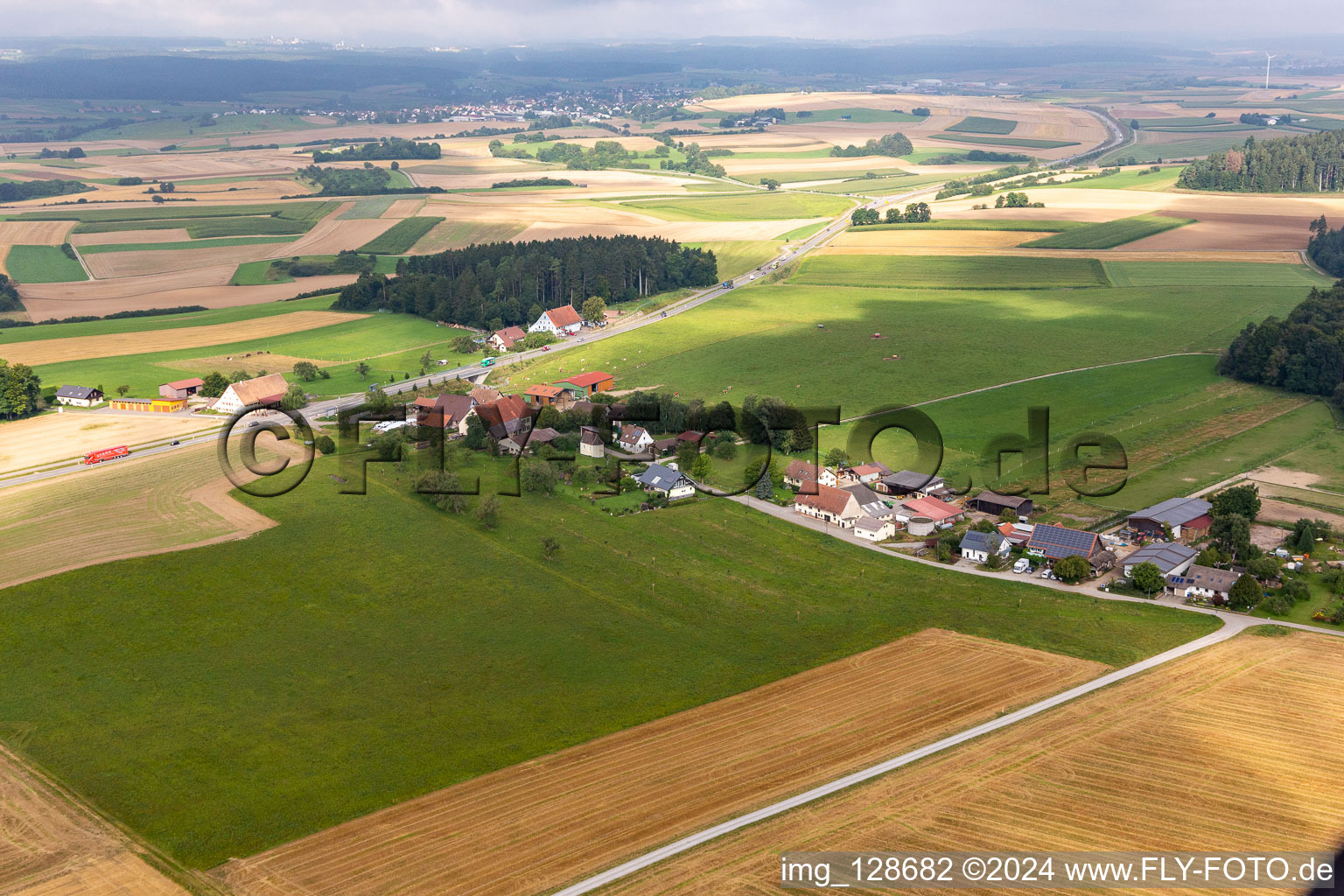 High forest in Rottweil in the state Baden-Wuerttemberg, Germany