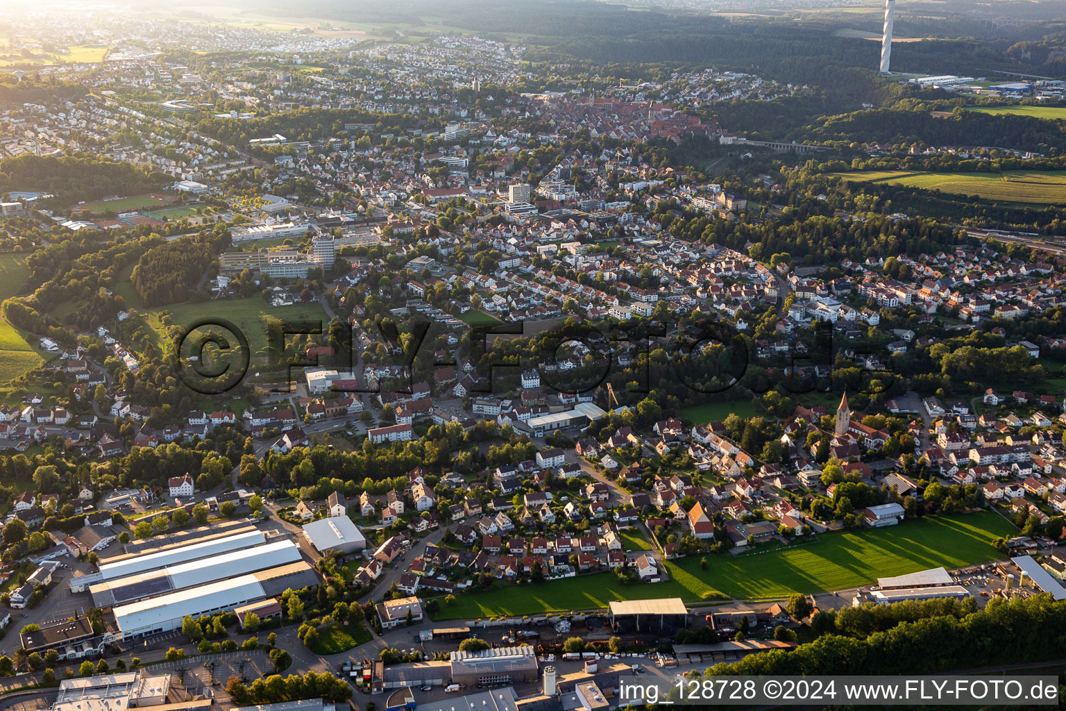 District Altstadt in Rottweil in the state Baden-Wuerttemberg, Germany