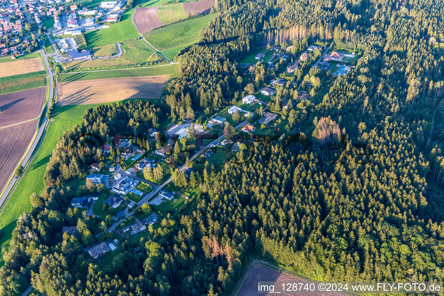 Aerial photograpy of Beginner’s path in Dietingen in the state Baden-Wuerttemberg, Germany