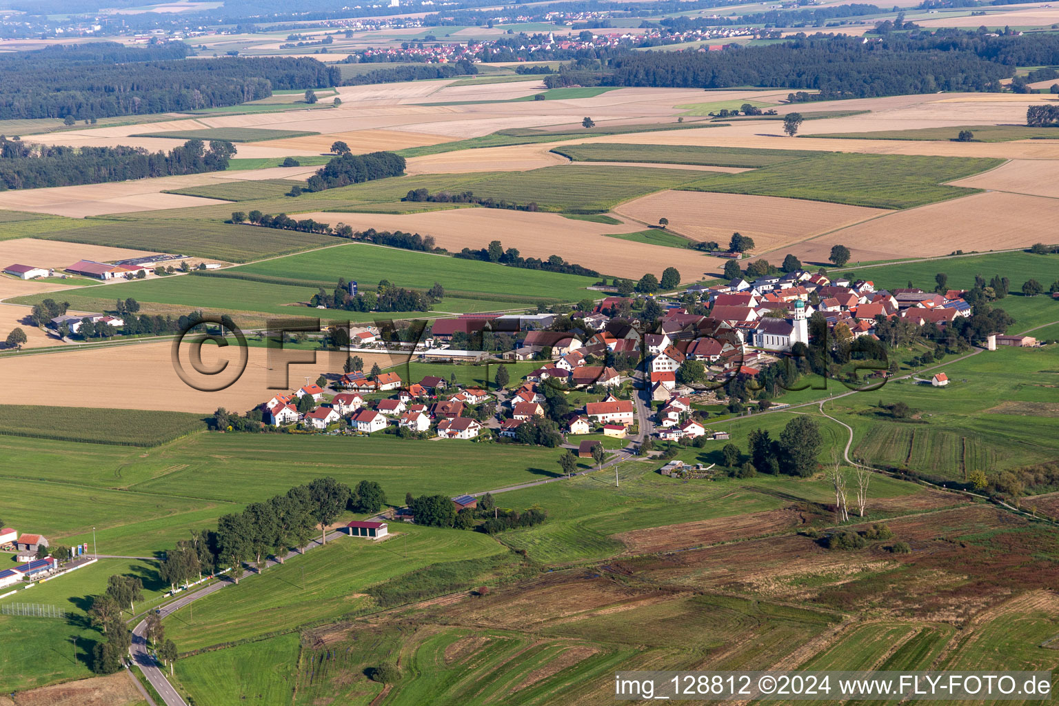 Alleshausen in the state Baden-Wuerttemberg, Germany