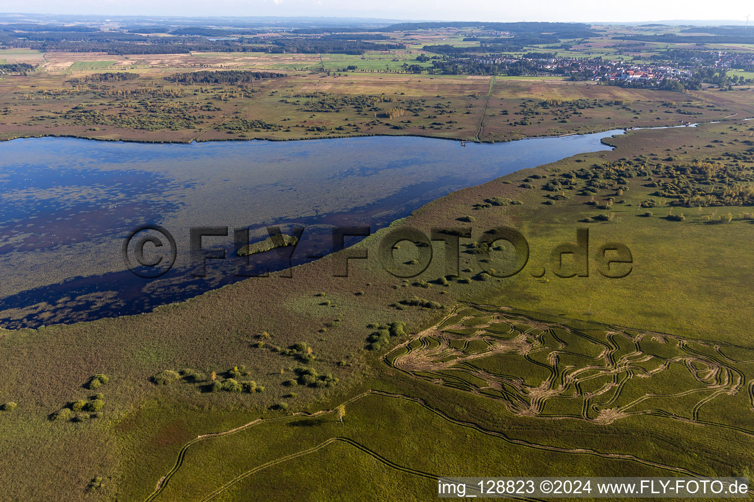 Federsee in Bad Buchau in the state Baden-Wuerttemberg, Germany